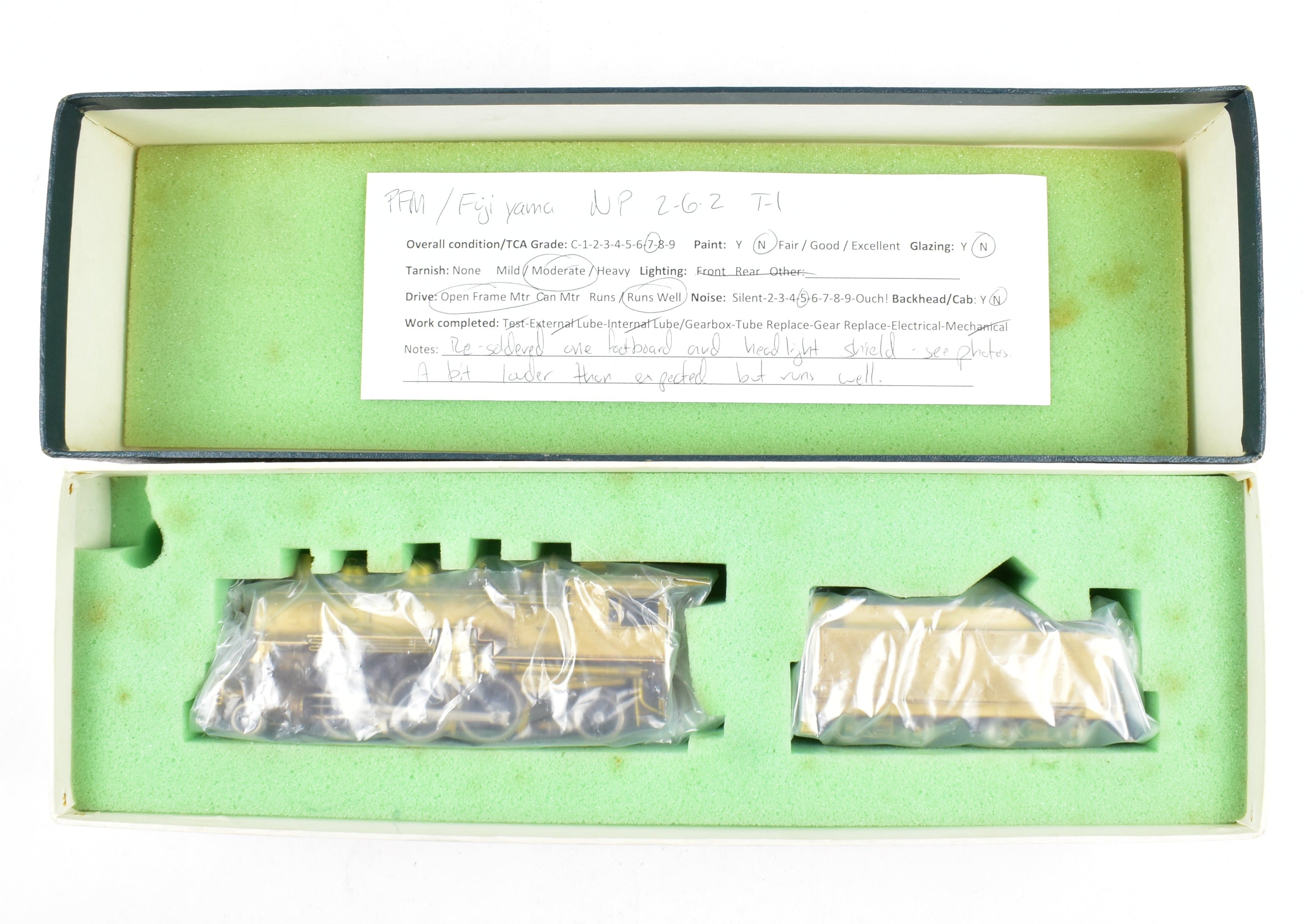 HO Scale Brass PFM Fujiyama Northern Pacific 2-6-2 Class T-1 Prairie Model
