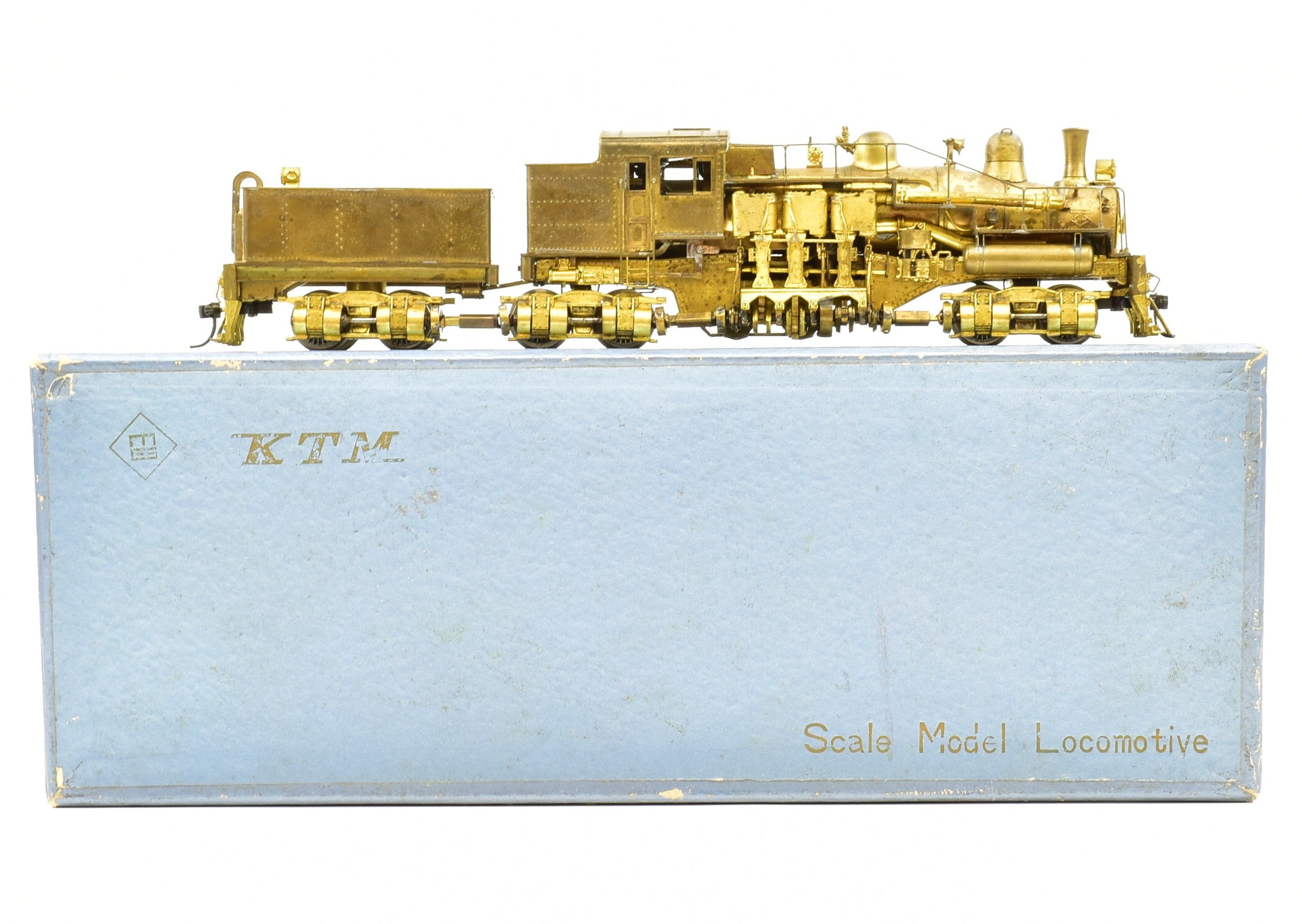 HO Scale Brass Max Gray Western Maryland 3 - Truck Shay Model in Gray