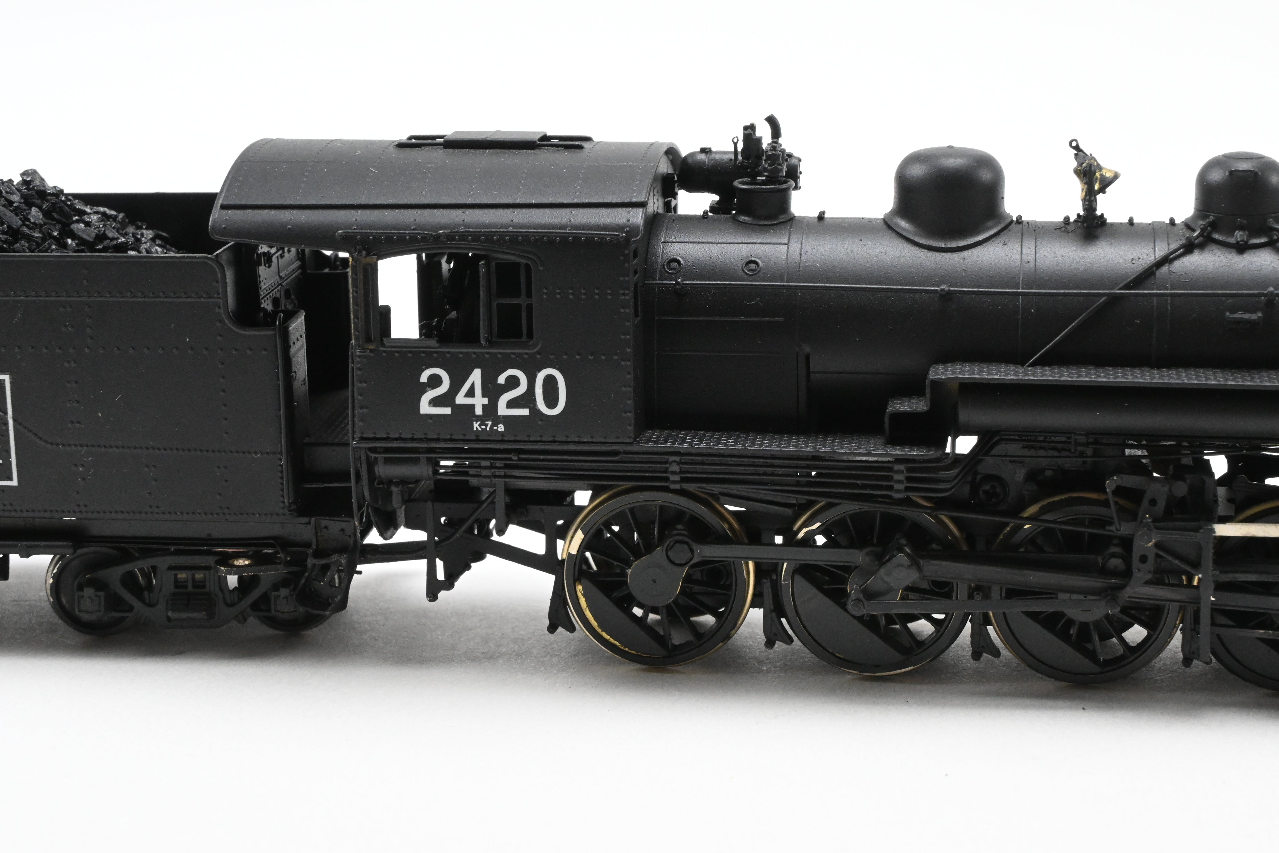 HO Brass NERS Boston & Maine Class K - 7A 2 - 8 - 0 No. 2420 Model Train