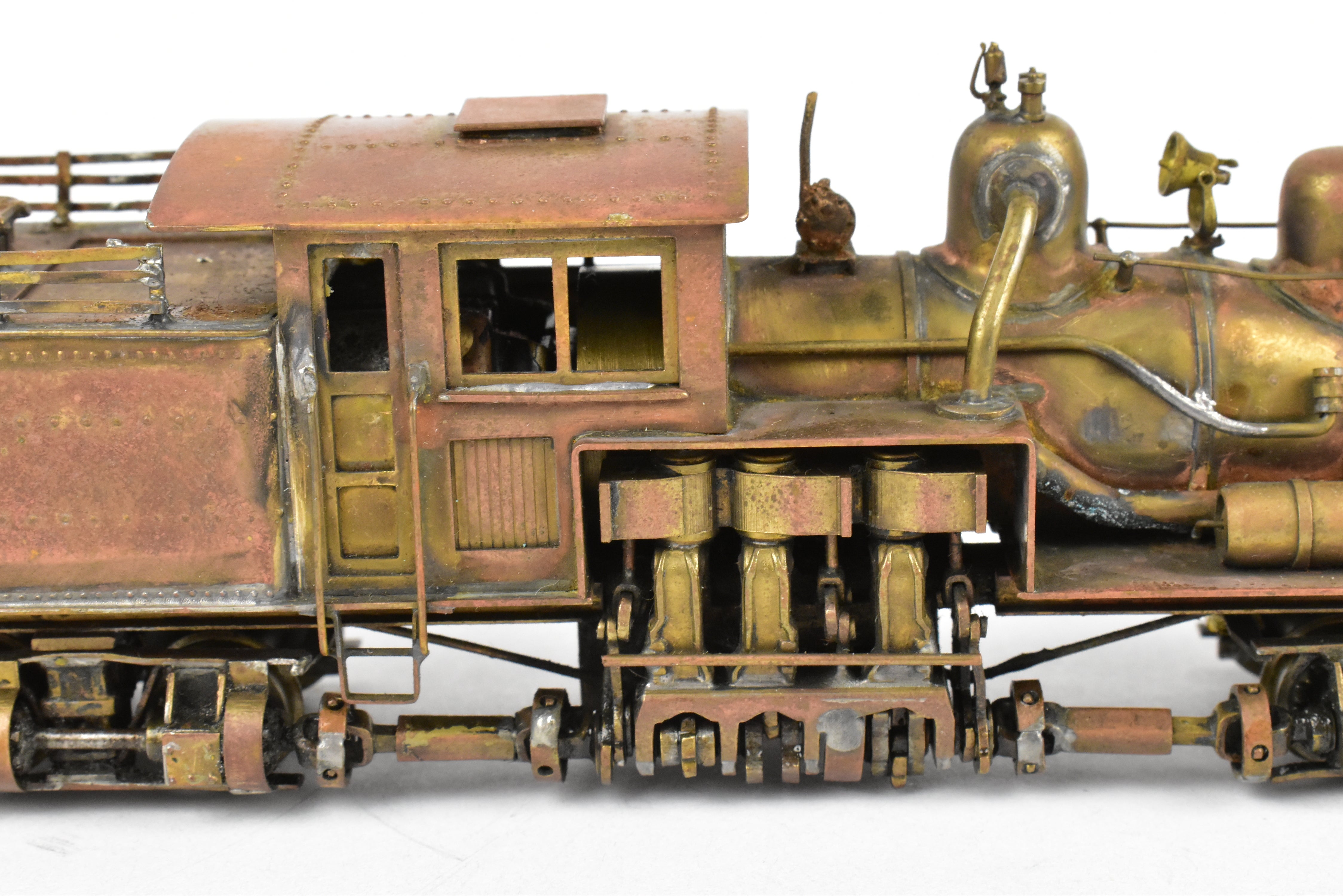 1955 HO Brass PFM - United 2-Truck Class B Shay Geared Locomotive in REBOXX