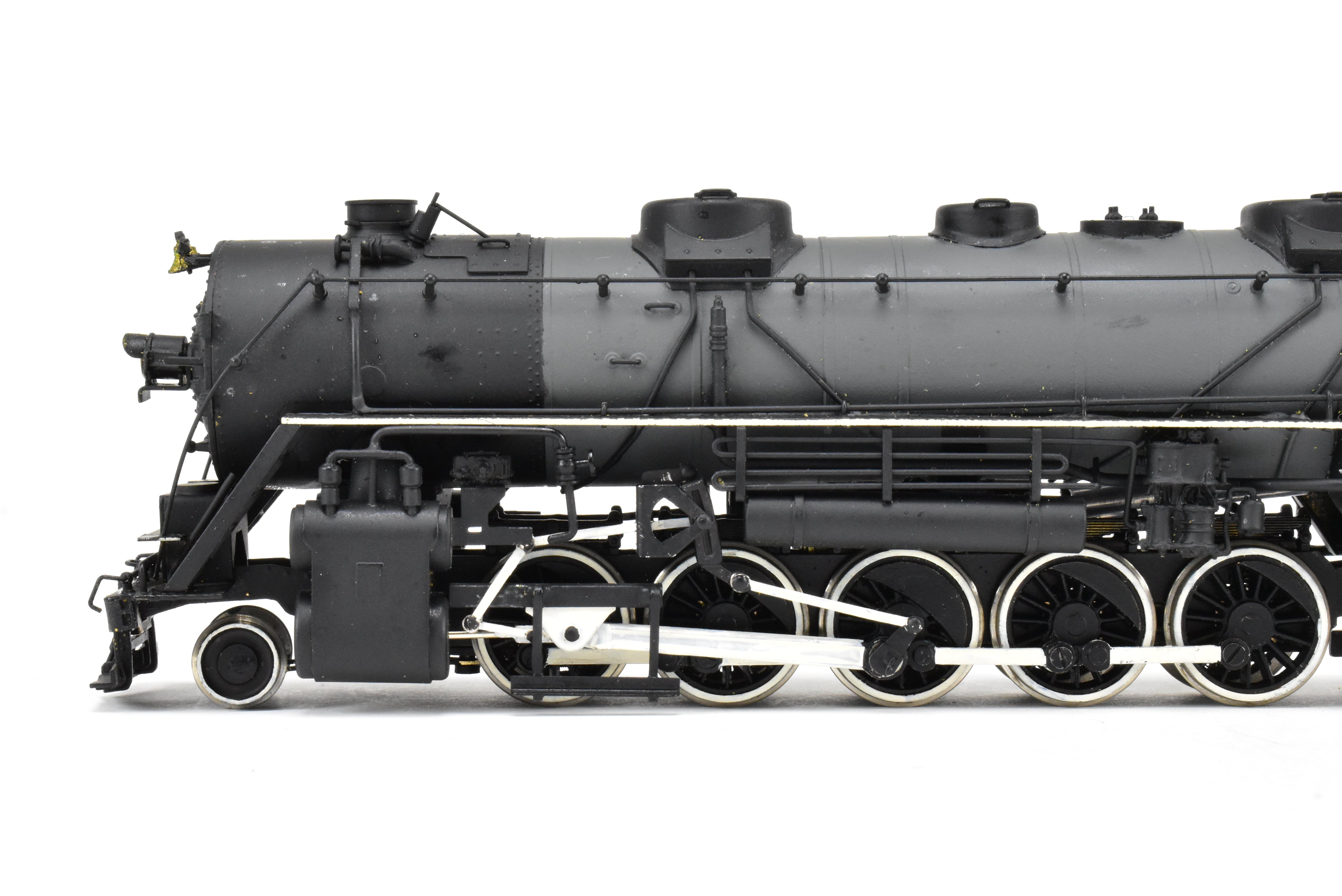 HO Brass Nickel - Plated DM&IR E - 4 Class 2 - 10 - 4 Texas Type Custom Painted Locomotive No. 708