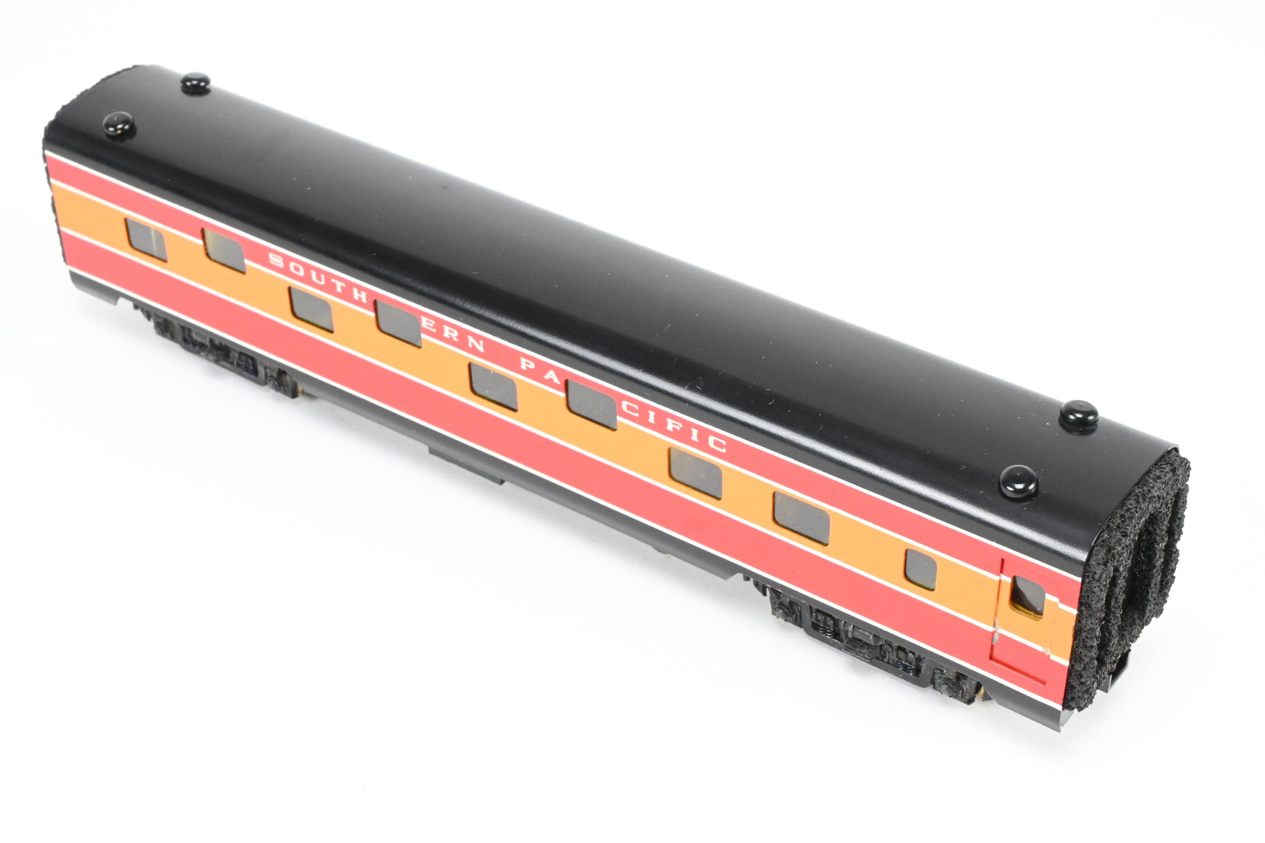HO Scale Brass Passenger Car Model - Tenshodo SP Southern Pacific Sleeper Flush Side Factory - Painted Daylight Design