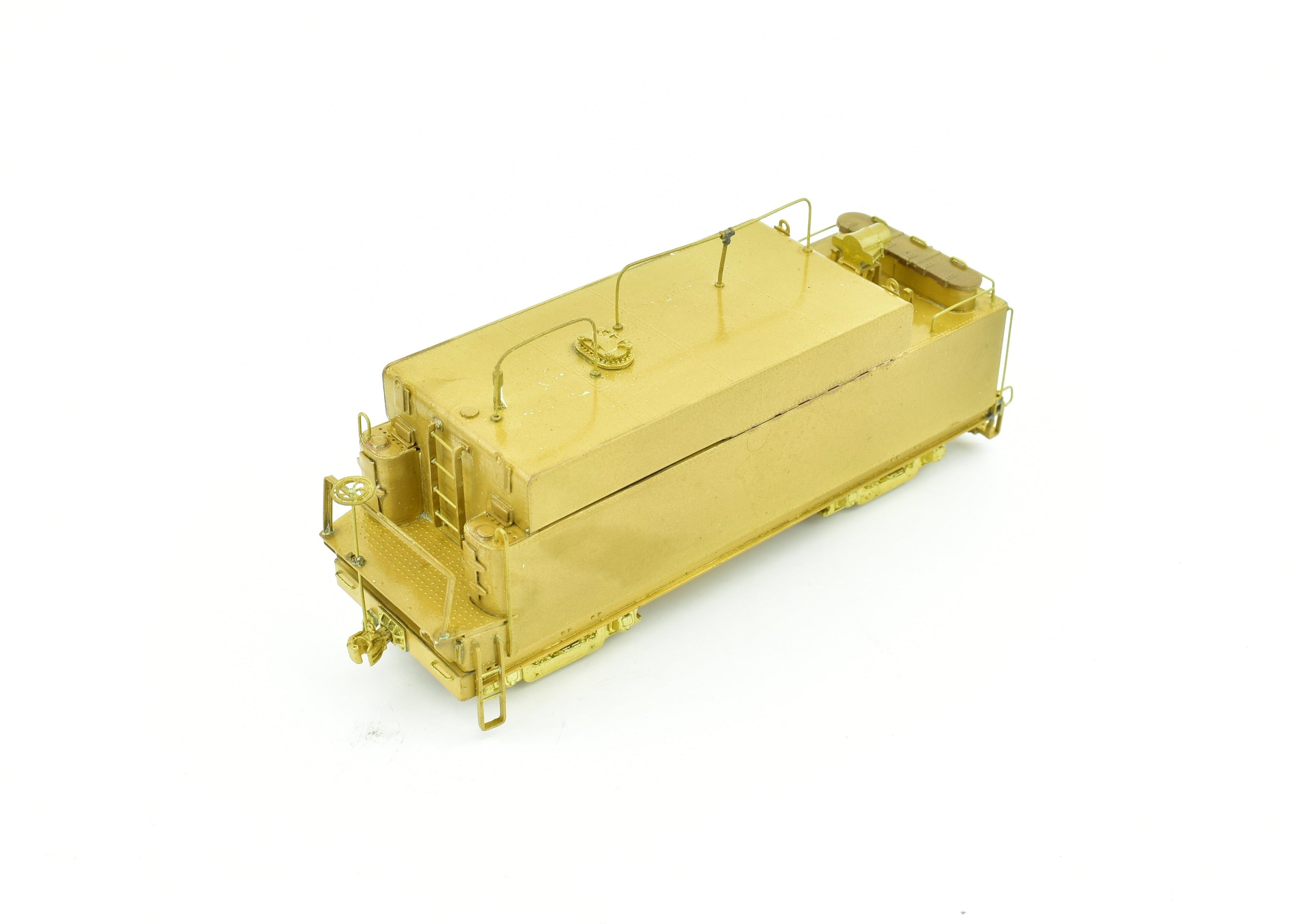 HO Scale Brass NPP Nickel - Plated Auxiliary Tender for CB&Q and C&S Routes