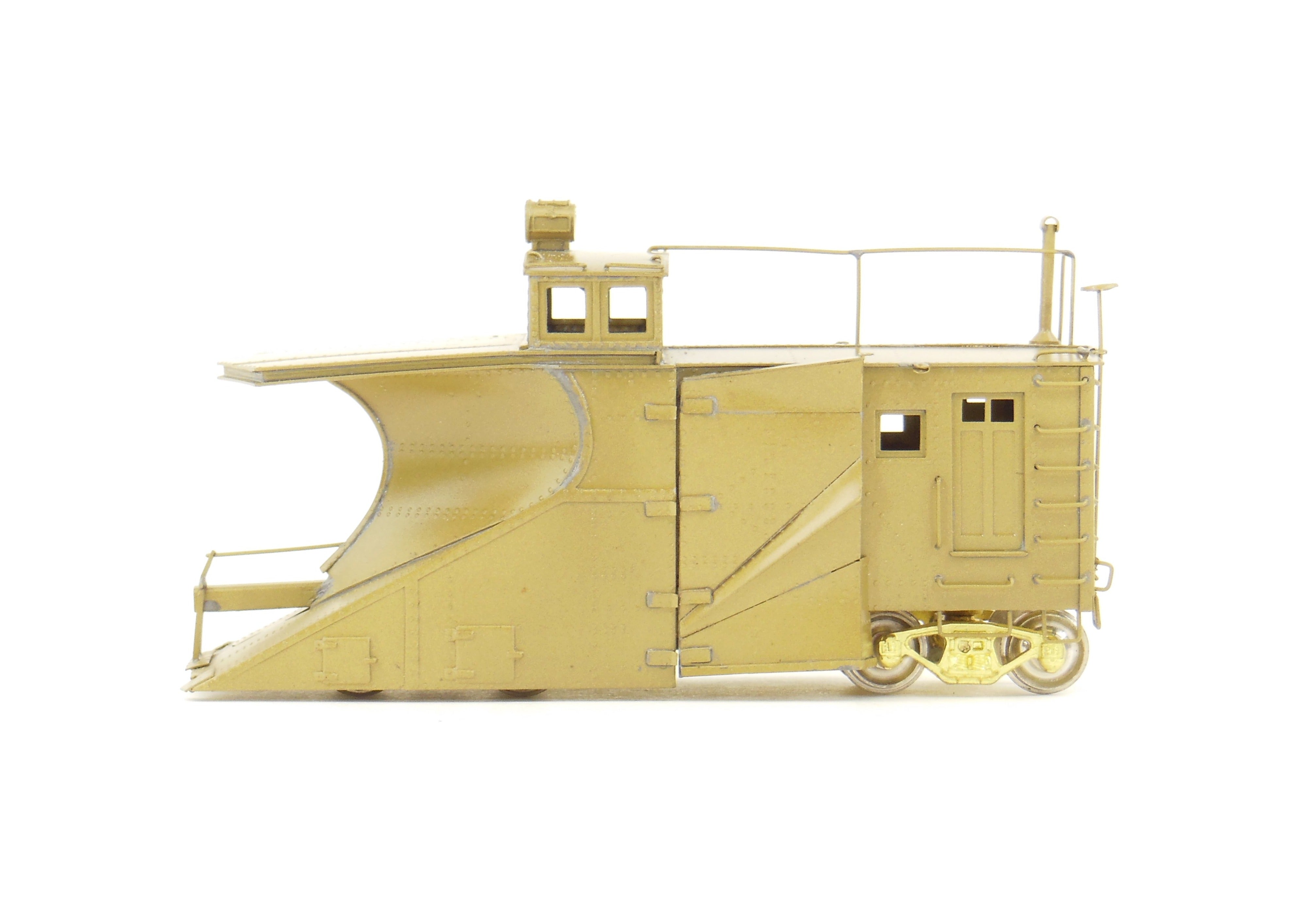 HO Scale Brass New Jersey Custom Brass Various Roads Maintenance of Way (MOW) All-Steel Snow Plow Model