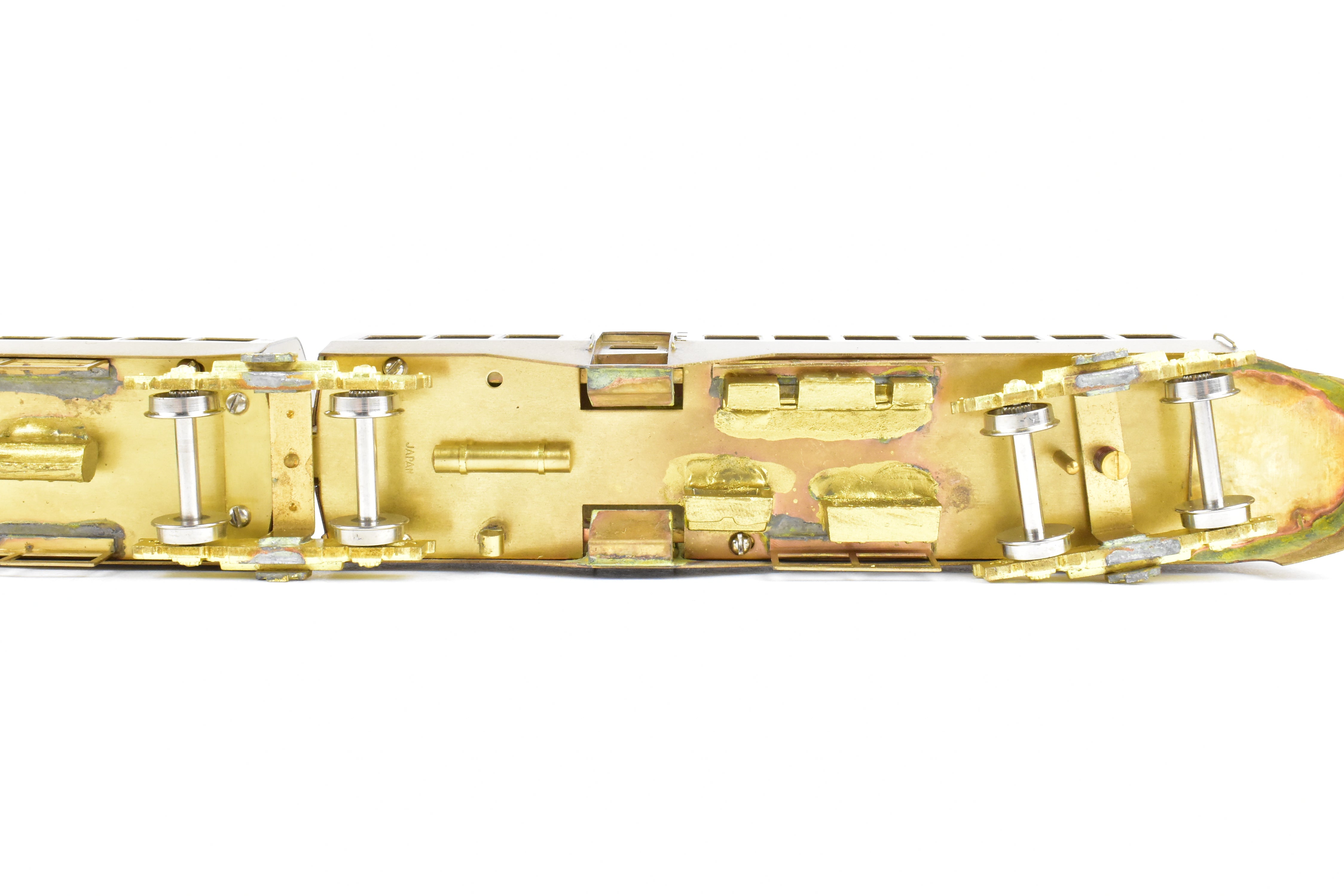 HO Scale Brass Nickel-Plated North Shore Line Electroliner 4-Car Set