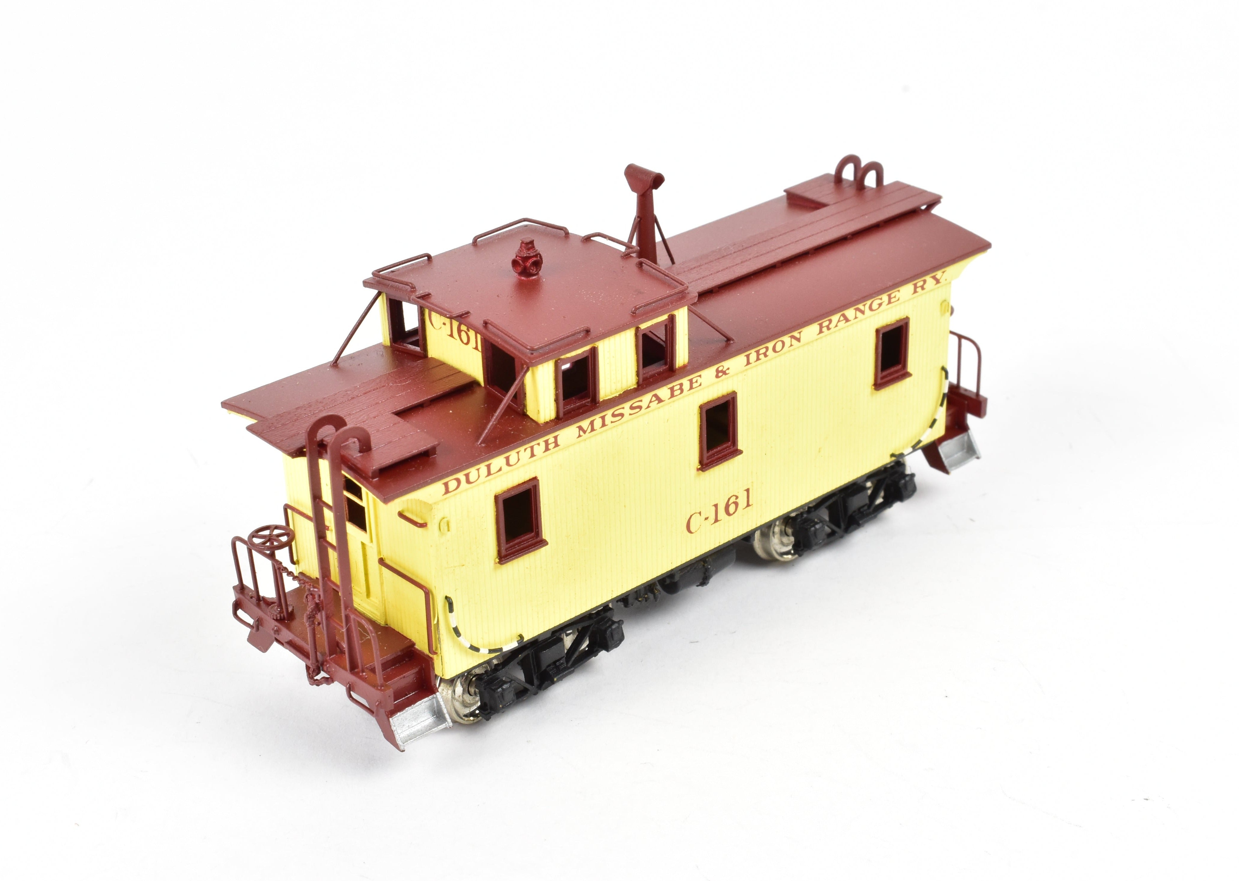 HO Scale Brass Duluth Missabe & Iron Range Wood Caboose FP #C-161 by SKI