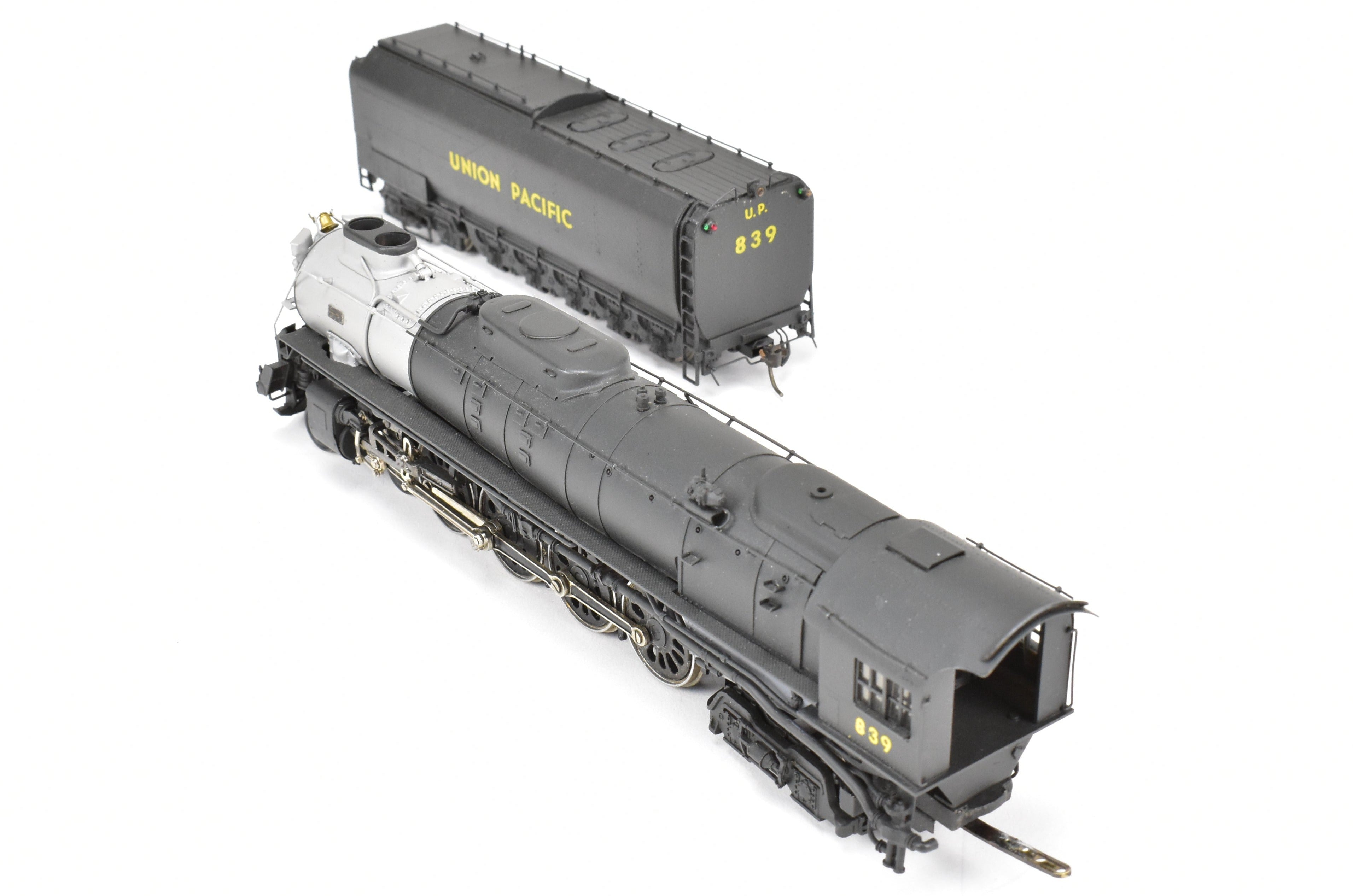 Custom Painted HO Brass Max Gray UP Union Pacific 4-8-4 FEF-3 Northern No. 839