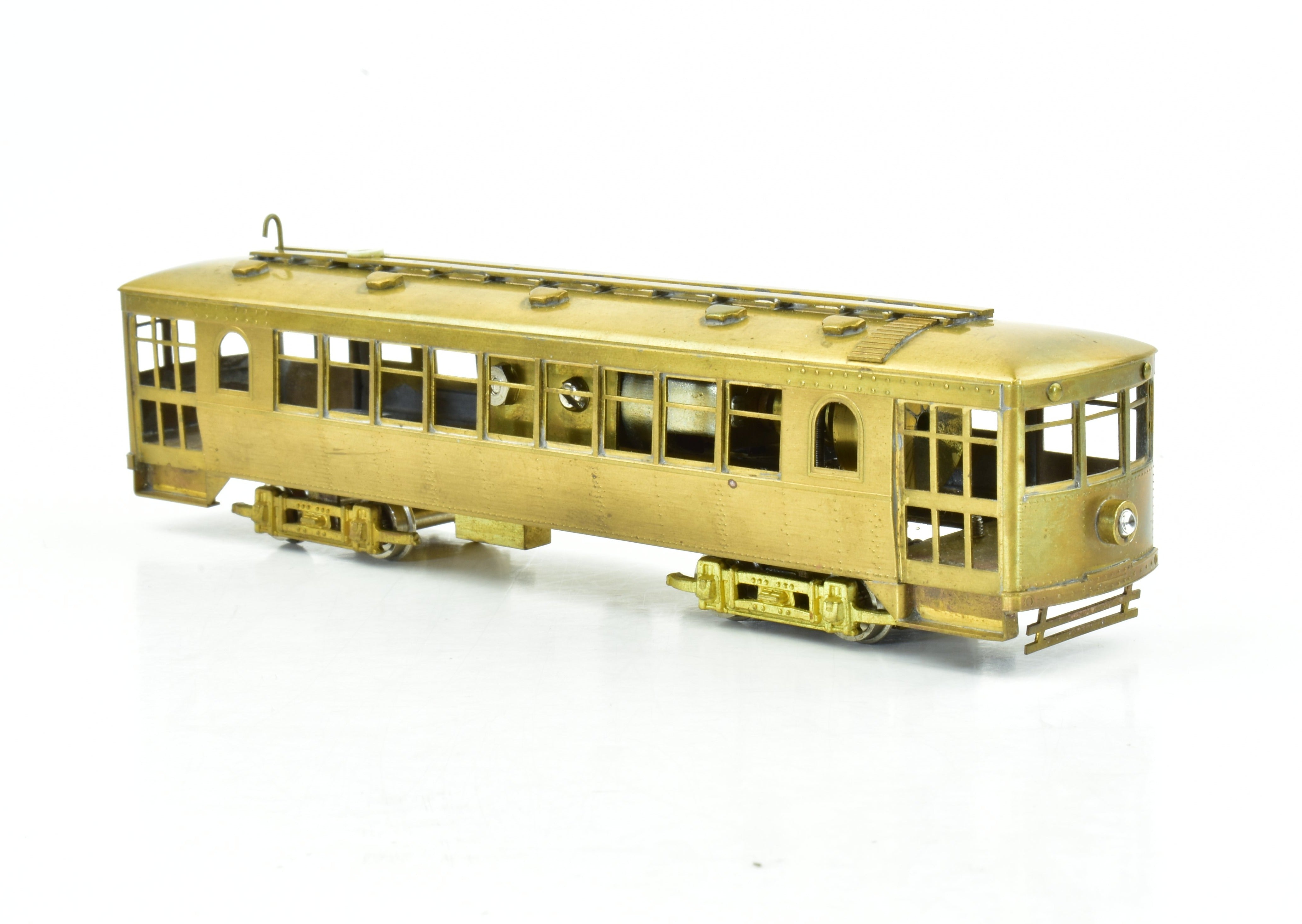 1963 HO Brass Single-Ended Curved Sider Model Tramway of Cincinnati Street Railways