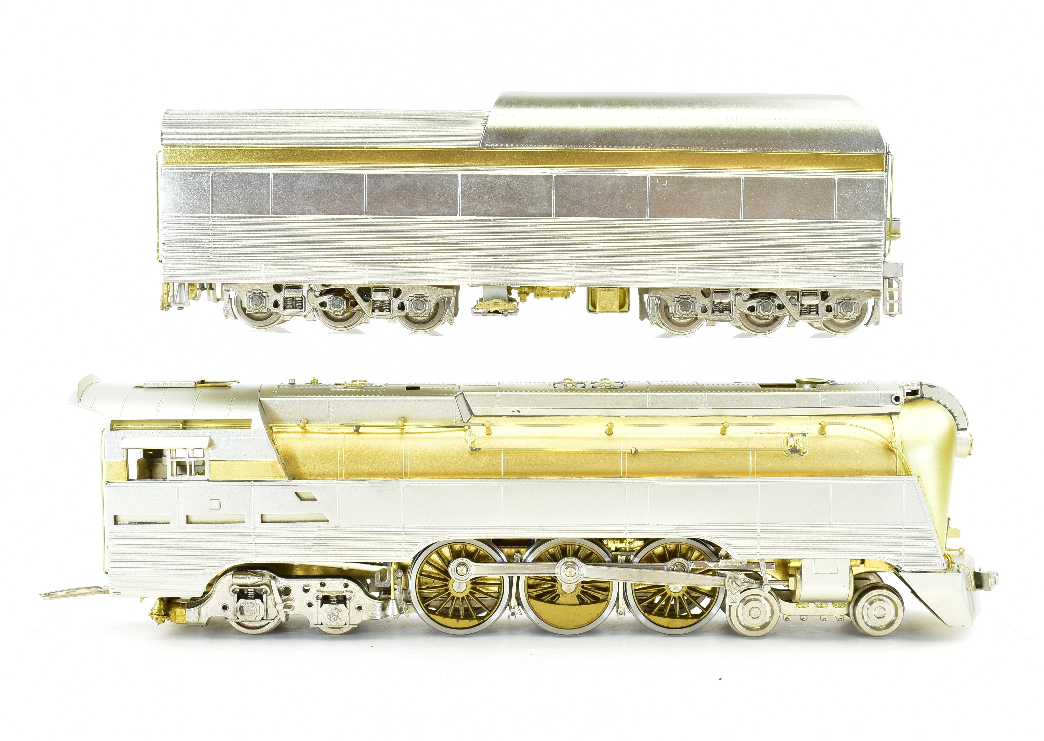 HO Scale Custom Brass Chesapeake & Ohio L-1 4-6-4 Streamlined Hudson Model Locomotive by NJ Custom Brass