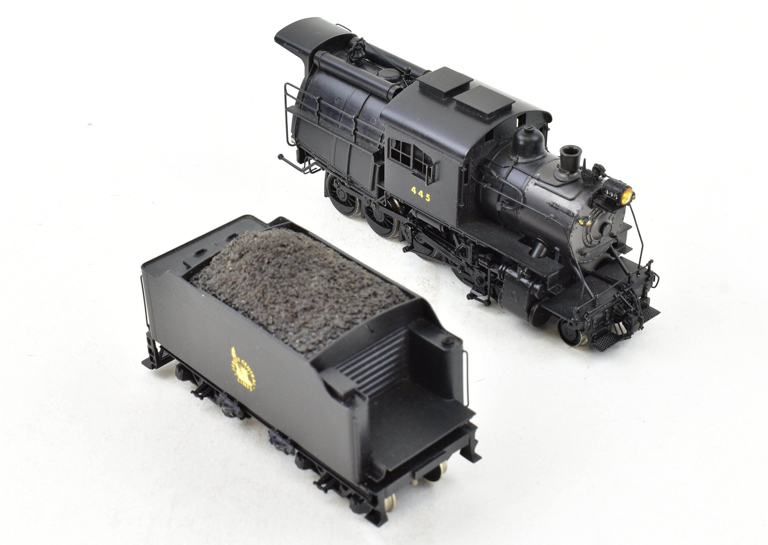 HO Scale Custom Painted Brass Model Train - Central Railroad of New Jersey K - 1 4 - 8 - 0 Camelback, NJ Custom Brass CNJ