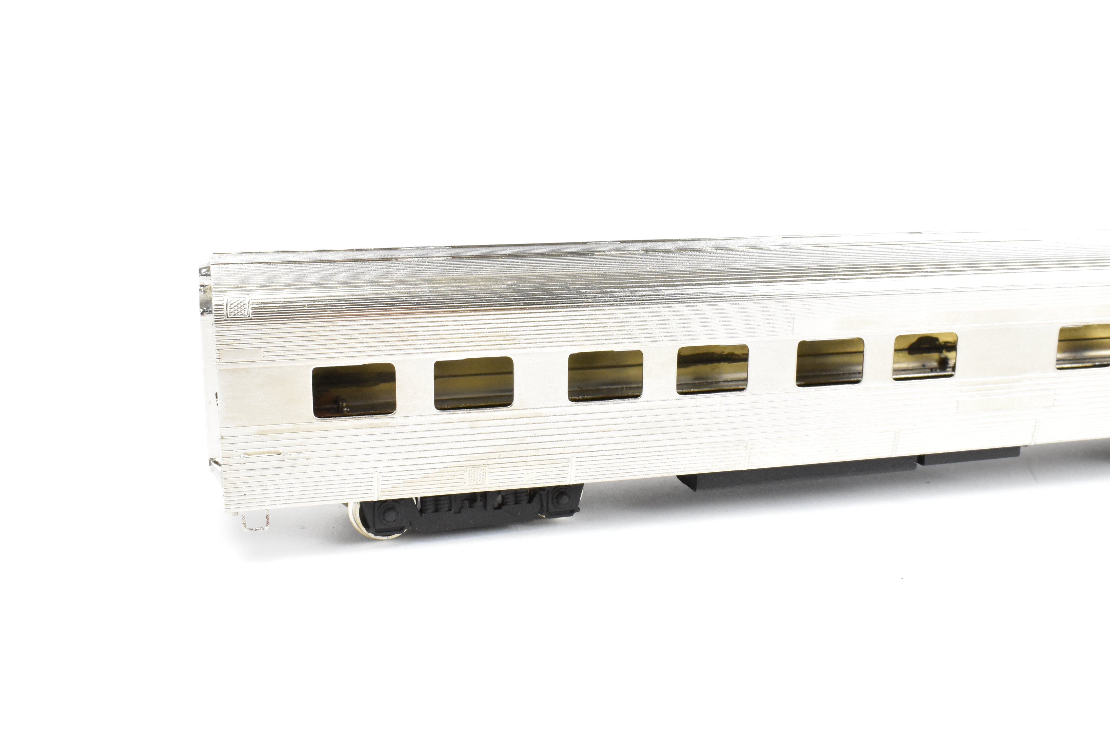 HO Scale Brass NPP Nickel - Plated California Zephyr Pullman Roomette Sleeper Set