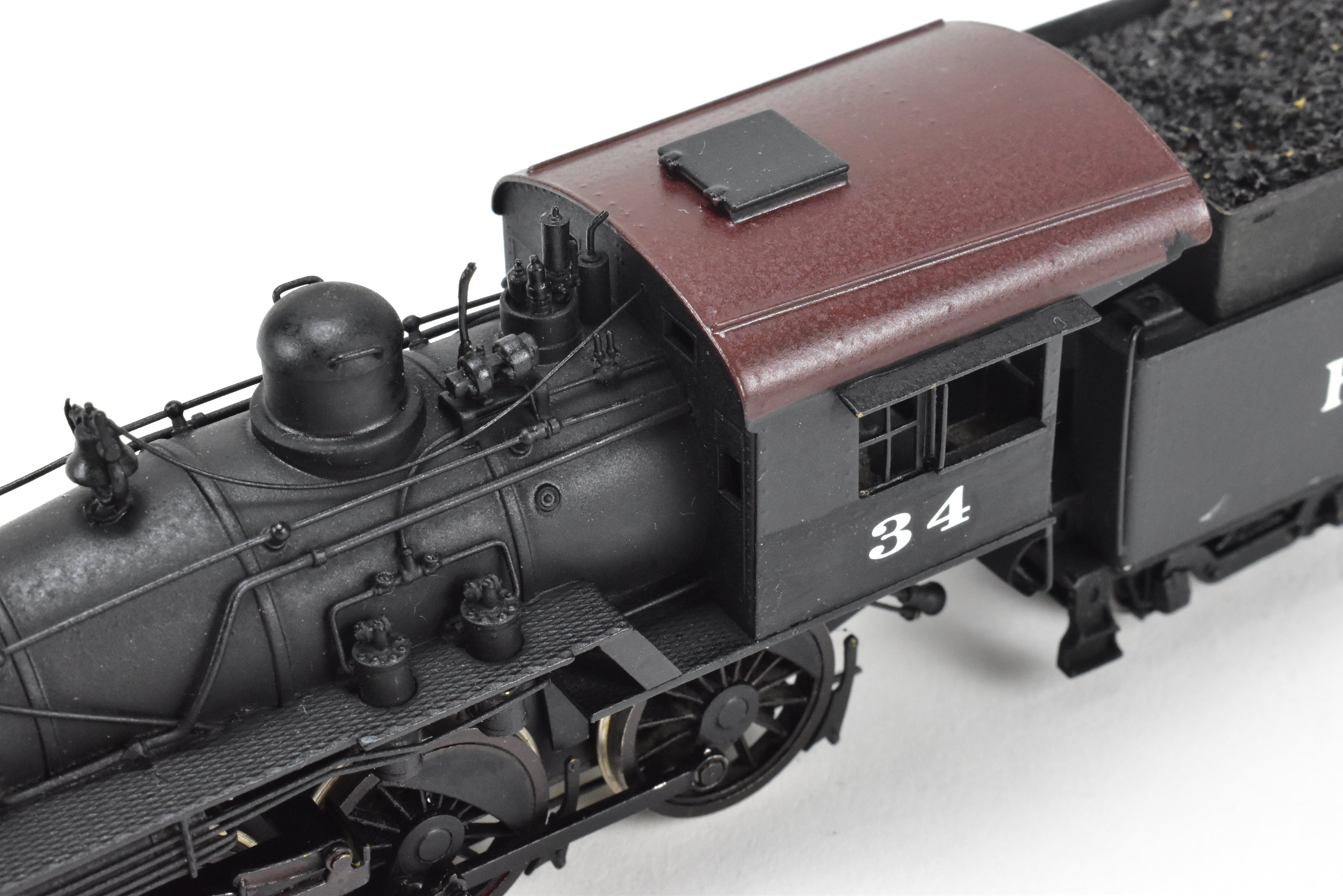 HO Brass PFM Samhongsa 4-6-0 Ten Wheeler CP Red Island #34 Coal Tender Model