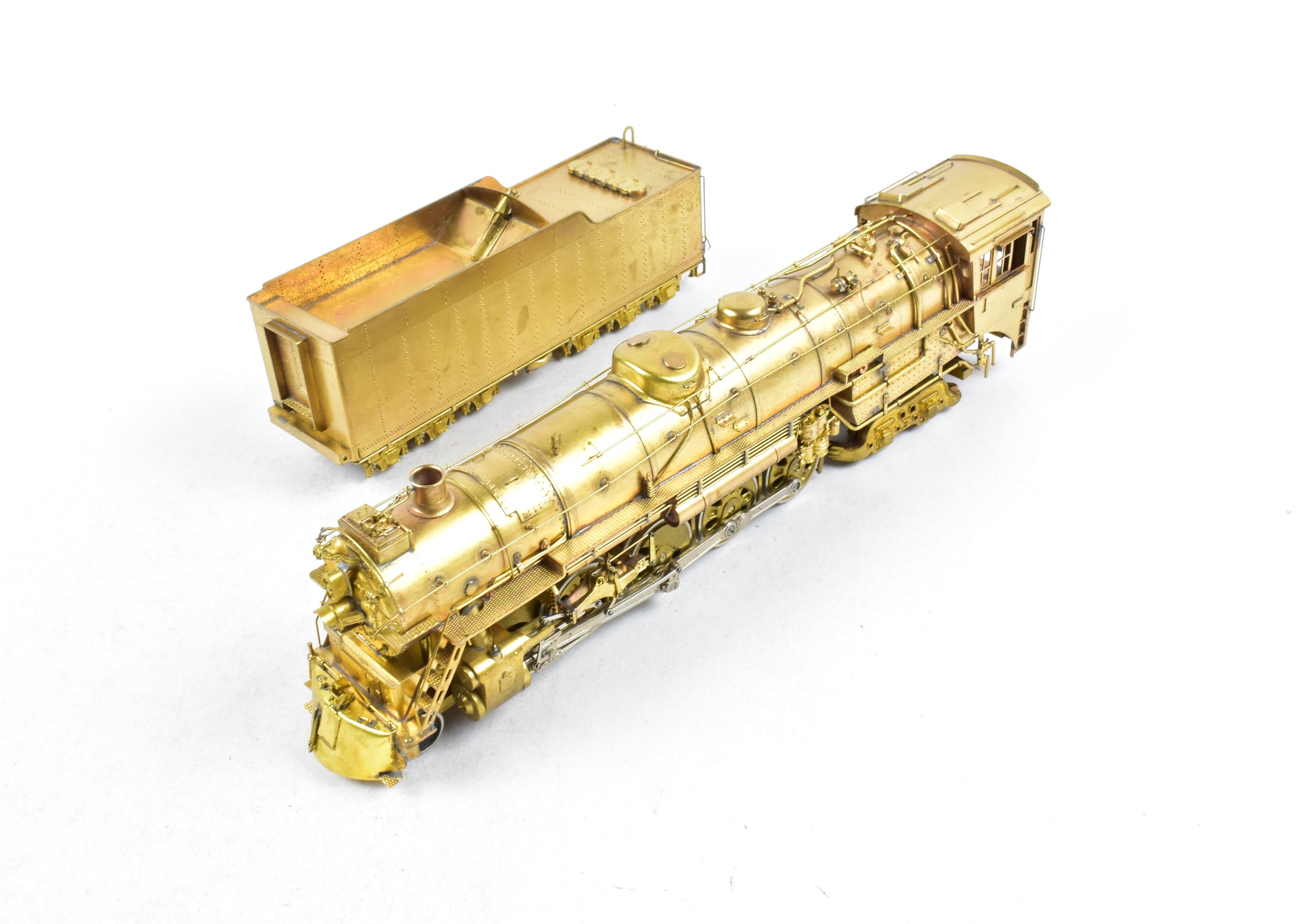 HO Scale Brass Pacific Fast Mail (PFM) Model Train - Toby CB&Q Burlington Route 4-8-4 Class O-5 Crown Model from 1969 Run