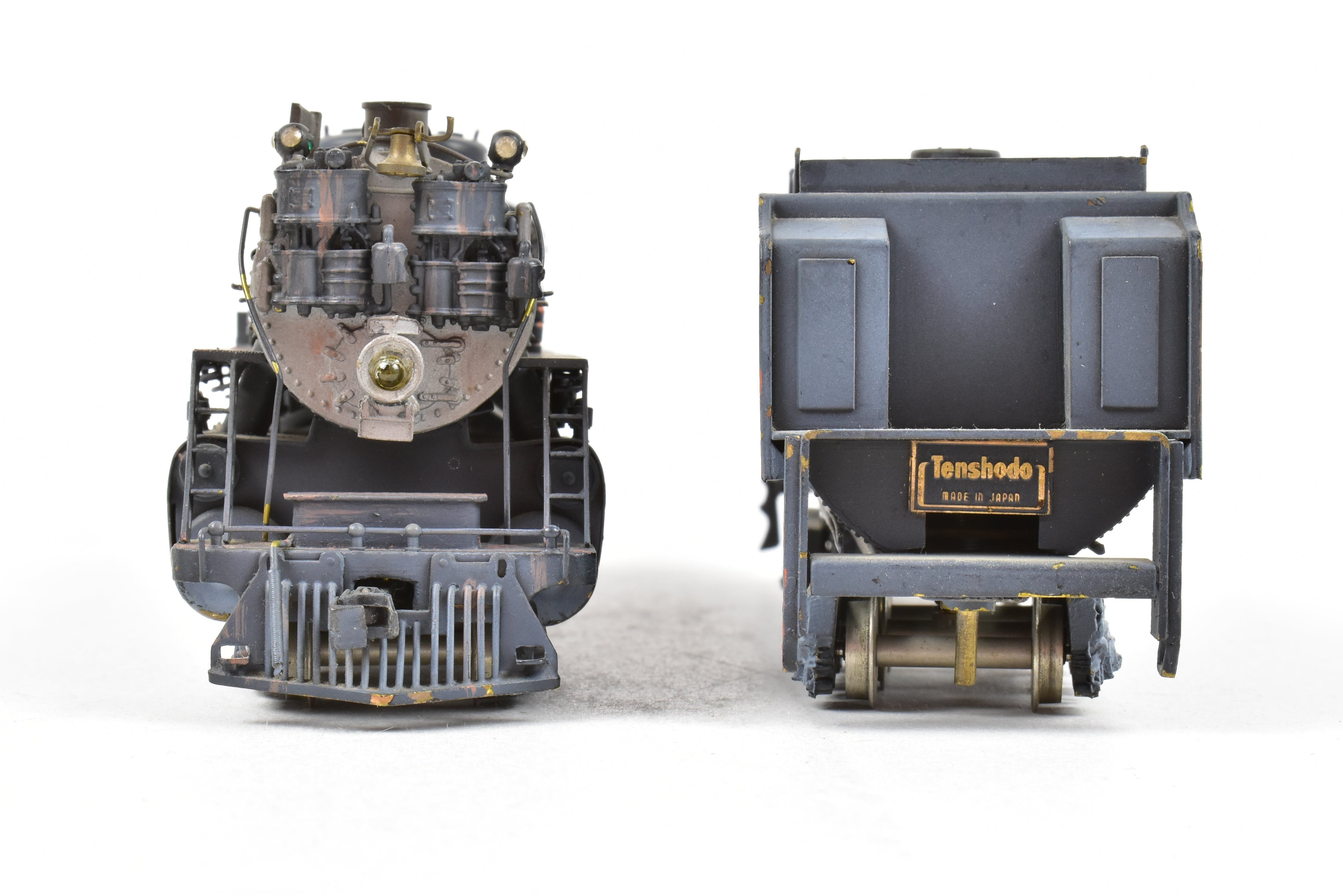 HO Scale Brass PFM - Tenshodo GN - Great Northern 4-8-4 Class S-1 Steam Locomotive Model with 1970 Run Factory Paint and Heavy Custom Weathering