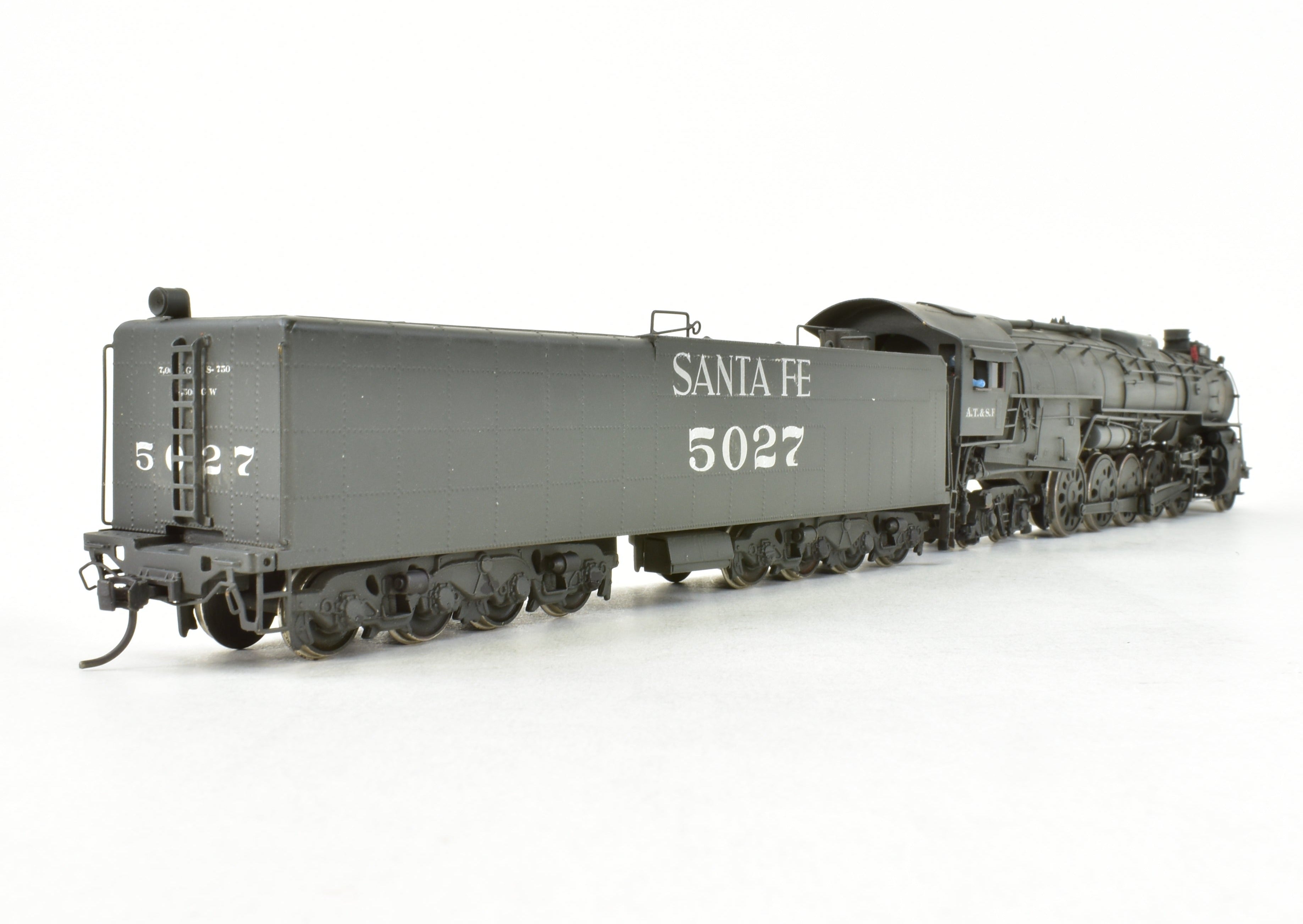 Custom Painted HO Brass PFM - United ATSF - Santa Fe 2-10-4 Model