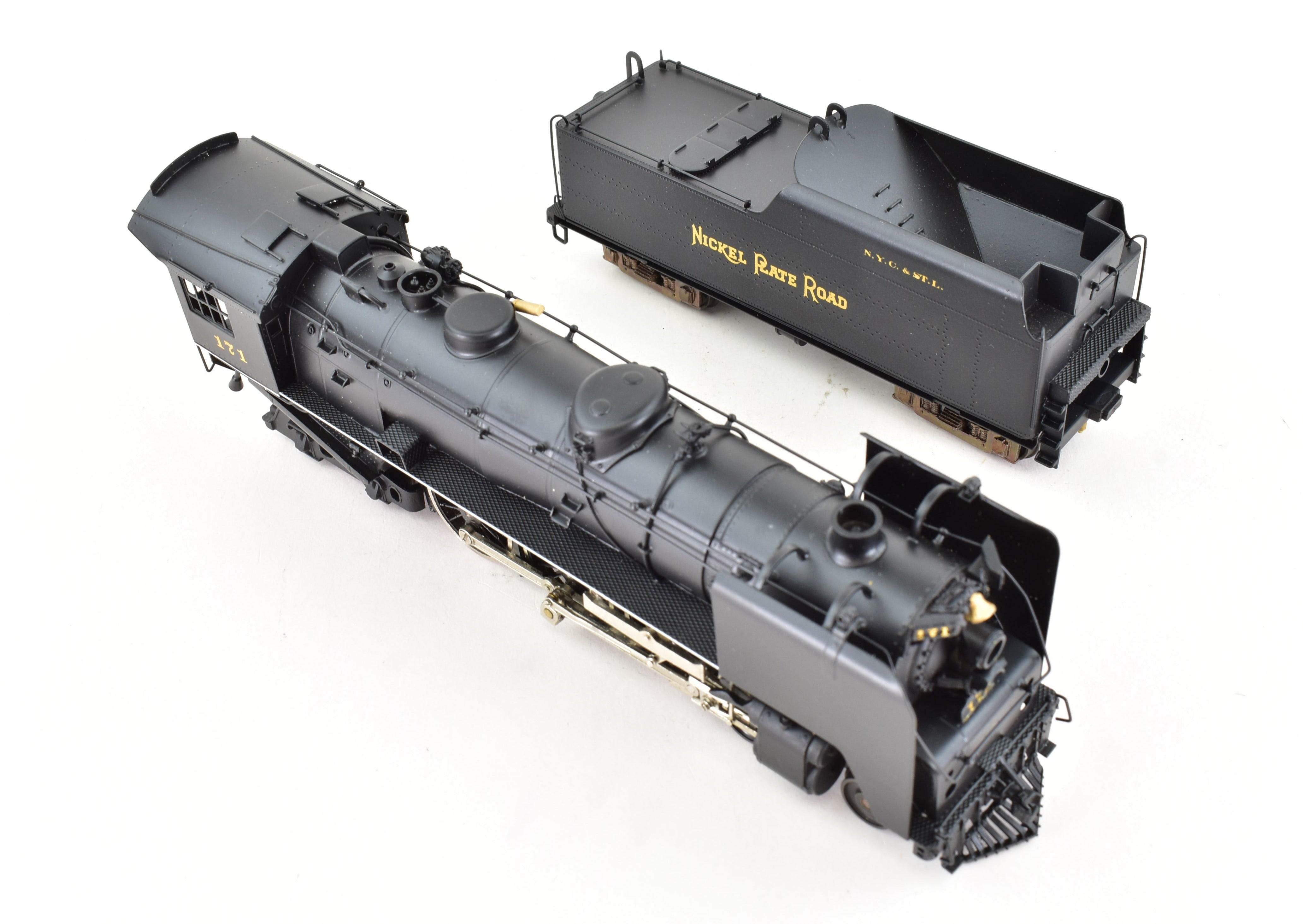 HO Scale Brass NPP Nickel - Plated NKP Class L - 1a 4 - 6 - 4 Pro - Painted Smoke Lifters Model