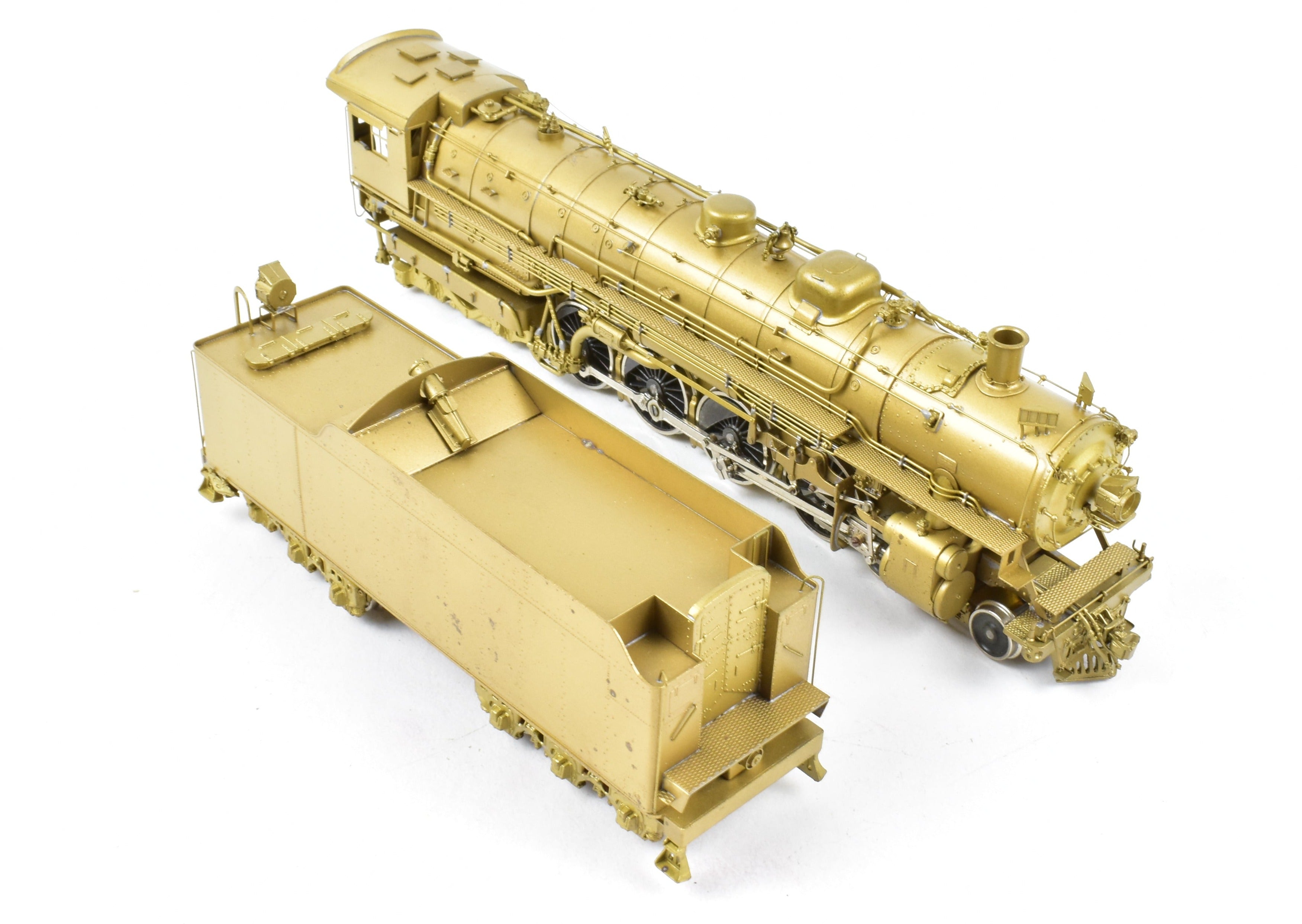 HO Scale Brass Model Train - Northern Pacific Class A 4-8-4 Royale Series, Custom-Built by NJ Custom Brass
