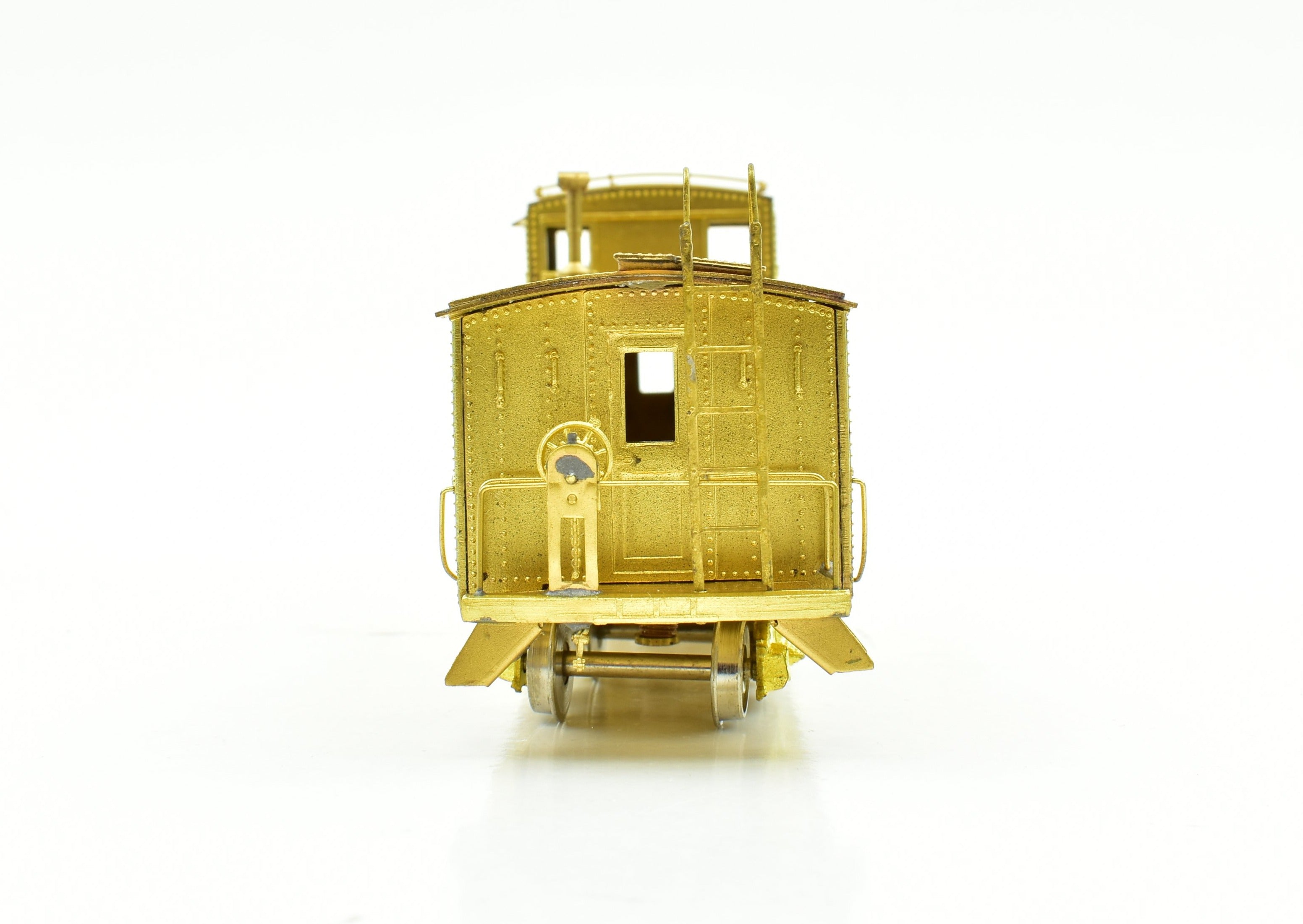 HO Scale Brass Fujiyama Santa Fe Steel Caboose - Pacific Fast Mail Model