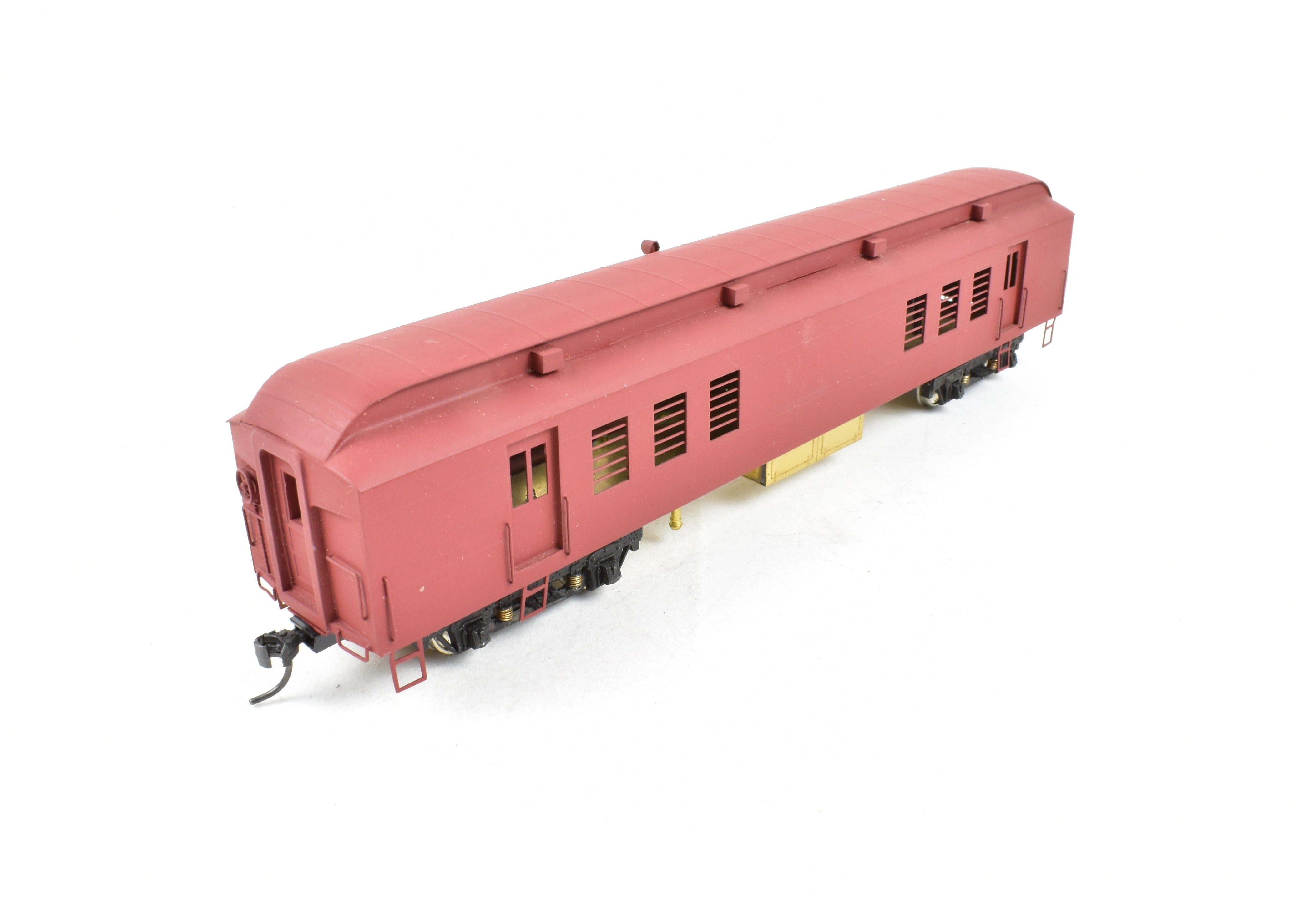 HO Scale Brass Lambert 60-foot Heavyweight RPO with Central Valley Metal Wheel Trucks