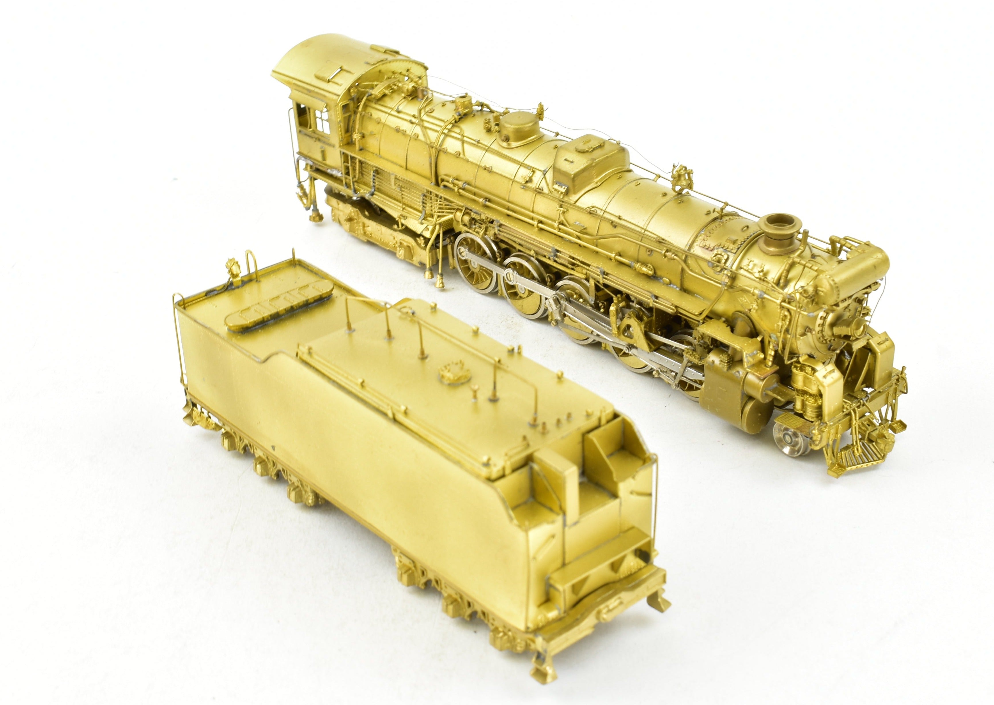 HO Scale Brass Texas & Pacific I-1A 2-10-4 #610 Sunset Model