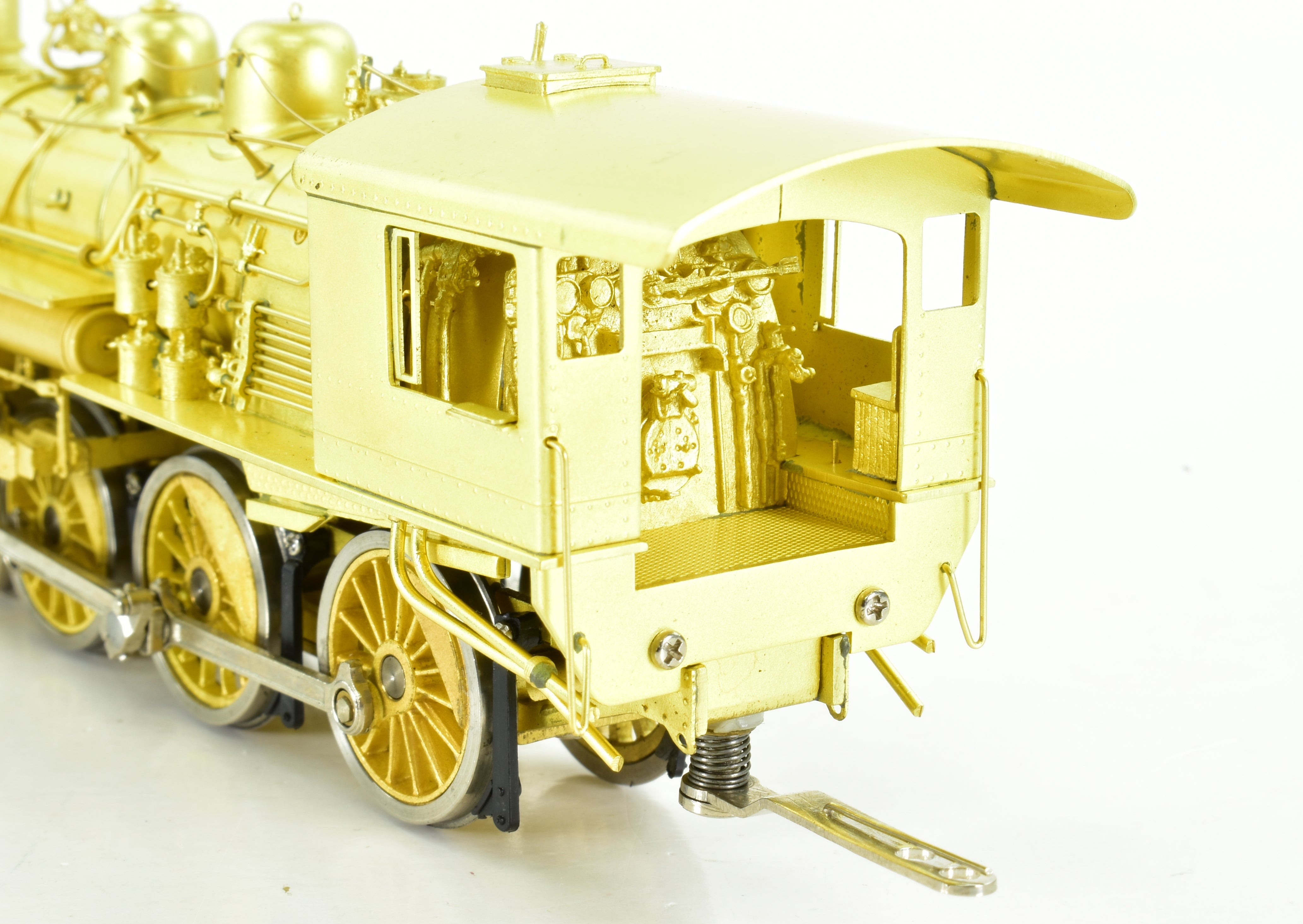 HO Scale Brass Nickel - Plated Steam Locomotive Model: New York Ontario & Western Class E 4 - 6 - 0 by Nickel Plate Products