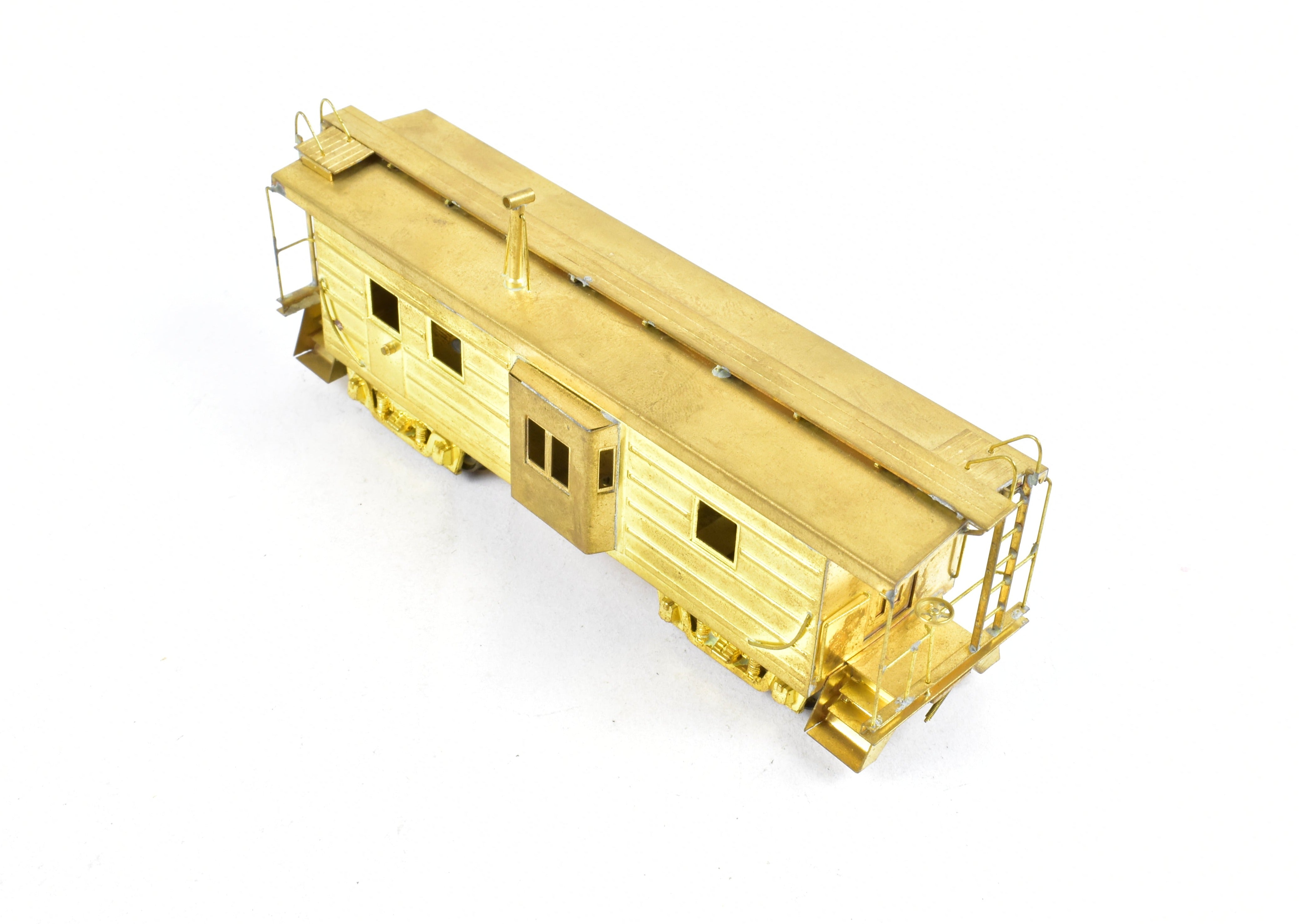 HO Scale Brass Nickel Plate Products (NPP) Milwaukee Road Bay Window Caboose Model