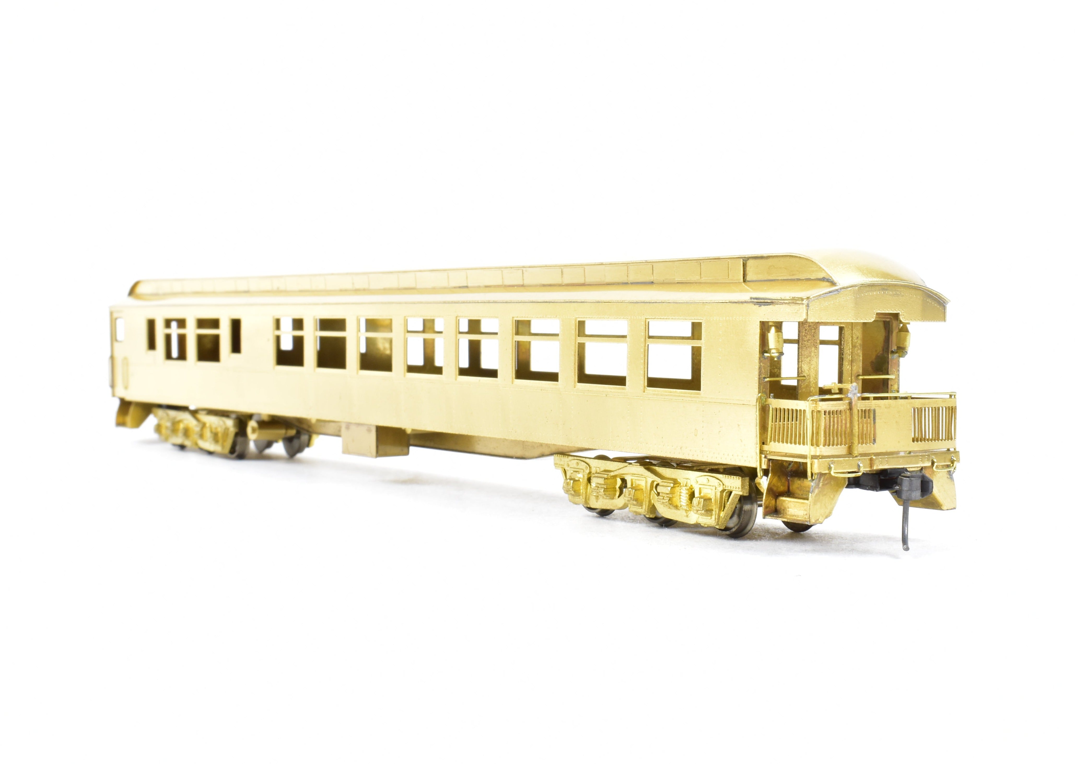 HO Scale Brass Nickel Plated Model Train - New York Ontario & Western Observation Car by Nickel Plate Products