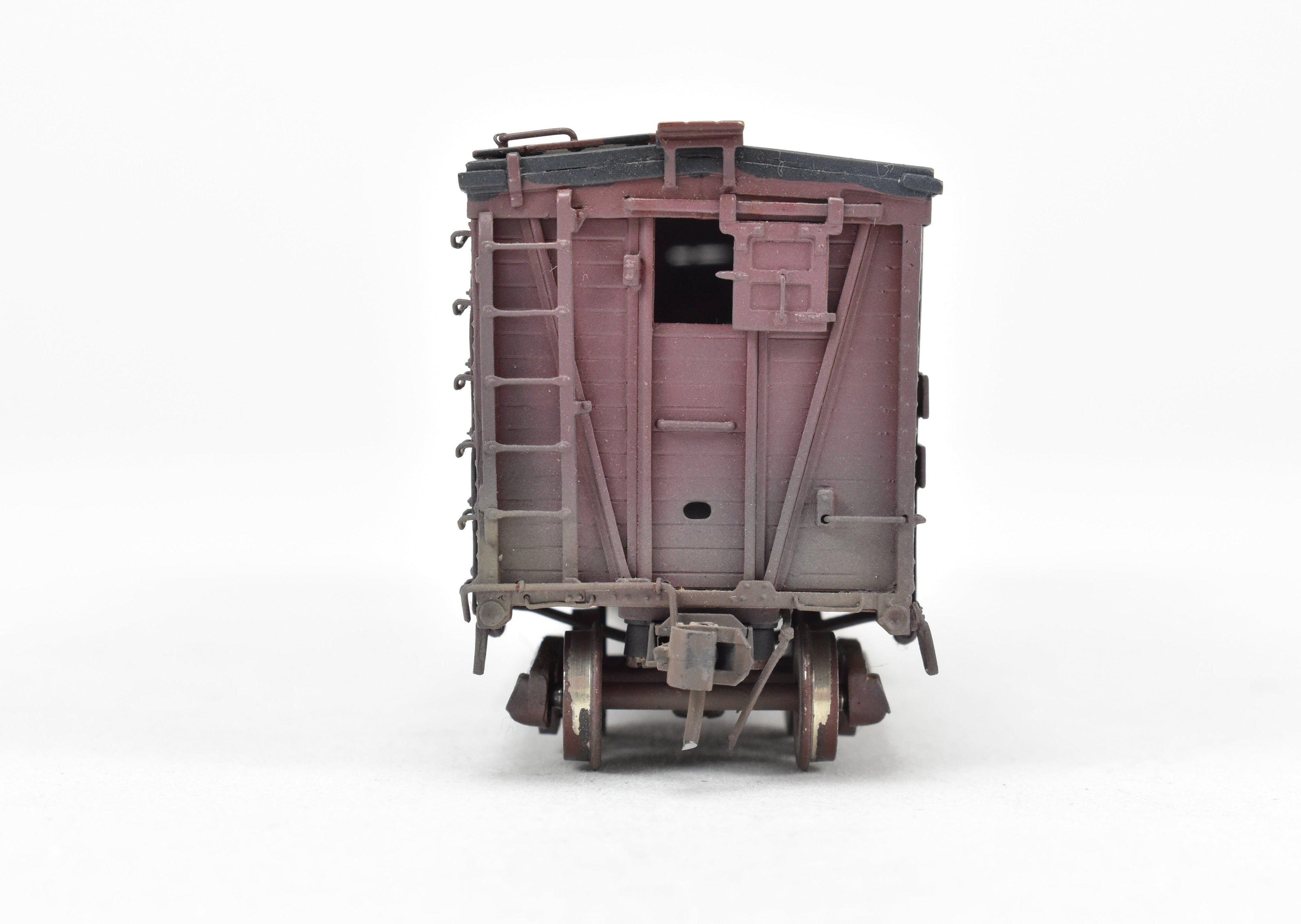 HO Scale Brass ATSF - Santa Fe SK - S Stock Car with Custom Weathering by Pecos River