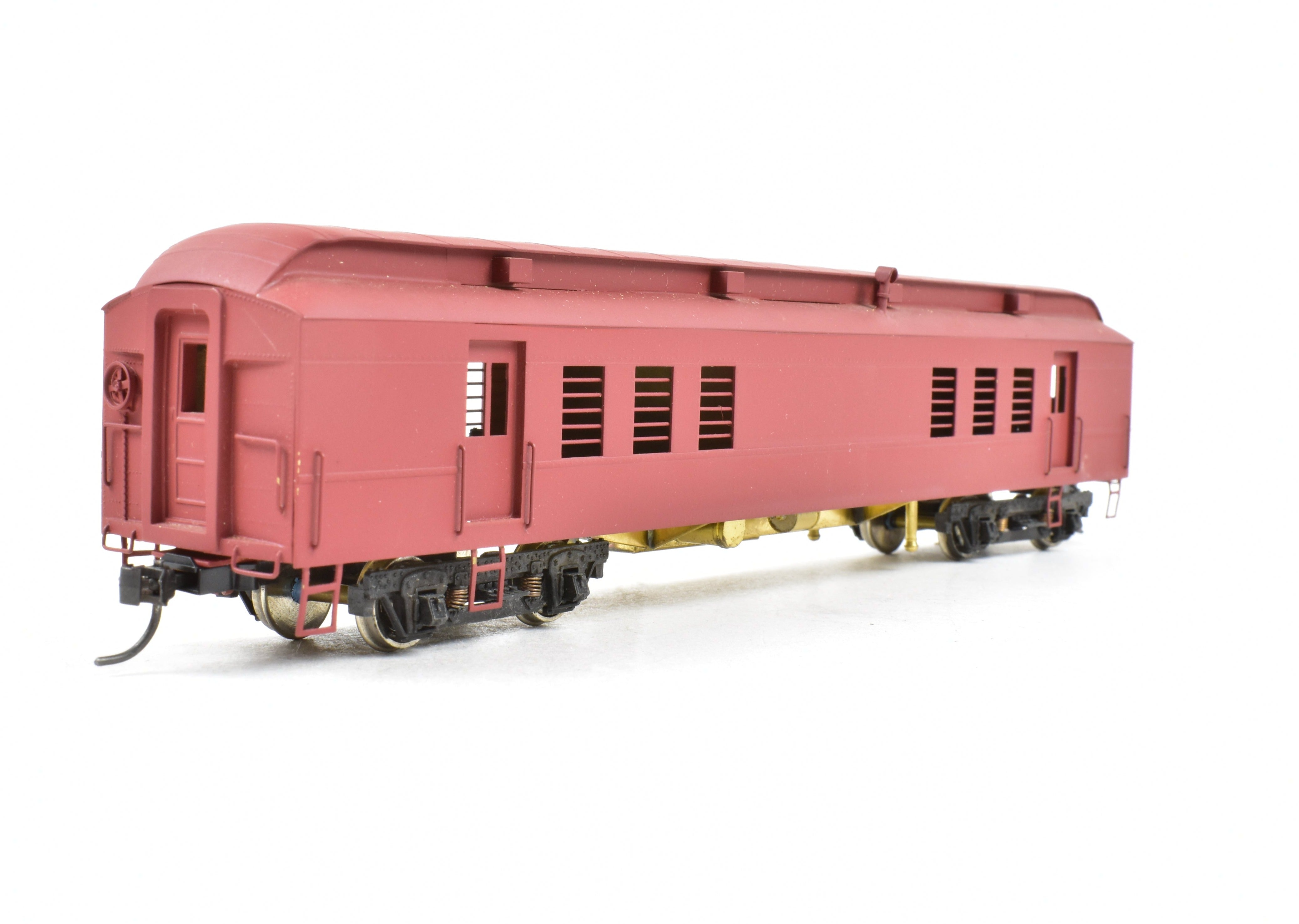 HO Scale Brass Lambert 60-foot Heavyweight RPO with Central Valley Metal Wheel Trucks