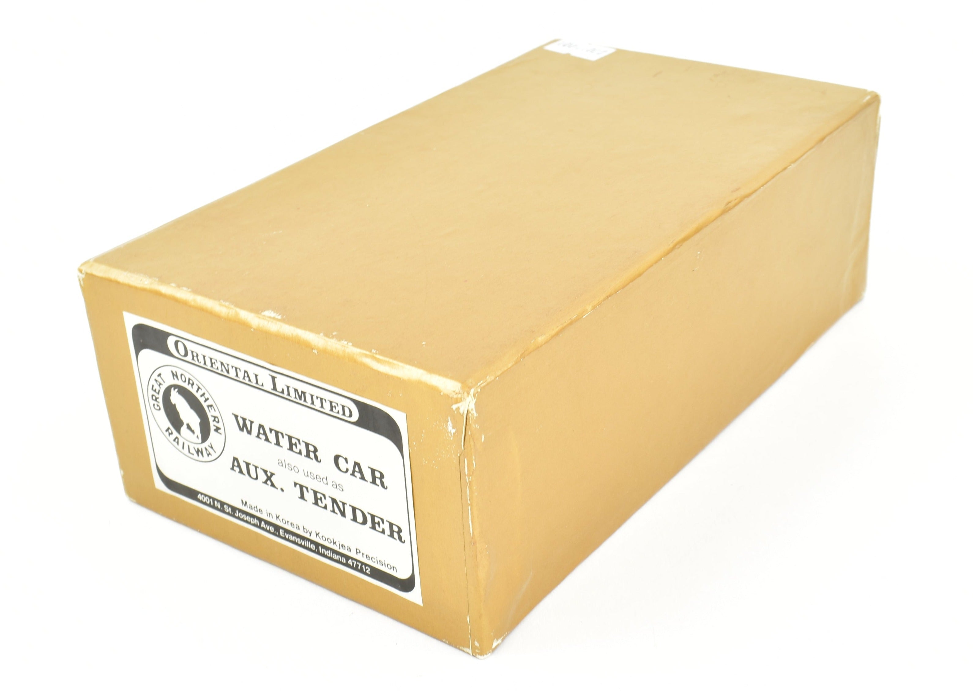 HO Brass Oriental Limited GN - Great Northern Water Car as Auxiliary Tender