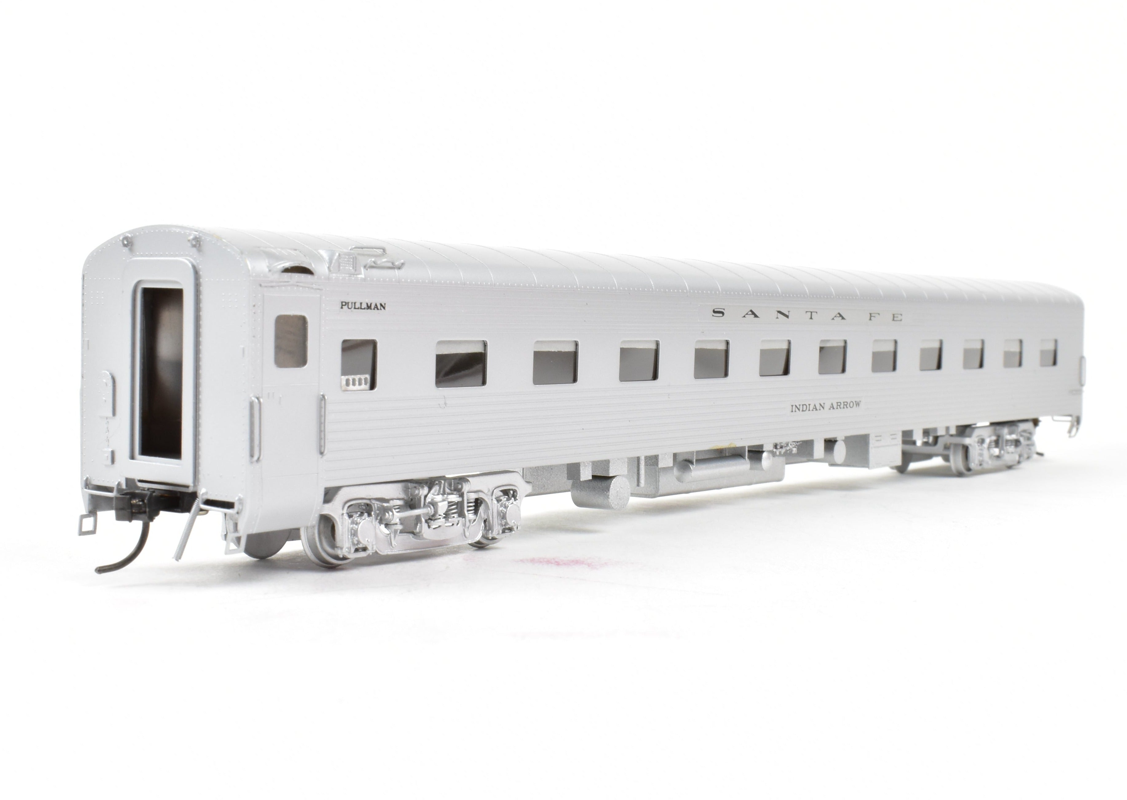 HO Scale Brass Model Train - Soho ATSF Santa Fe Indian Series 11 DB Sleeper with Custom Finished Indian Arrow Design