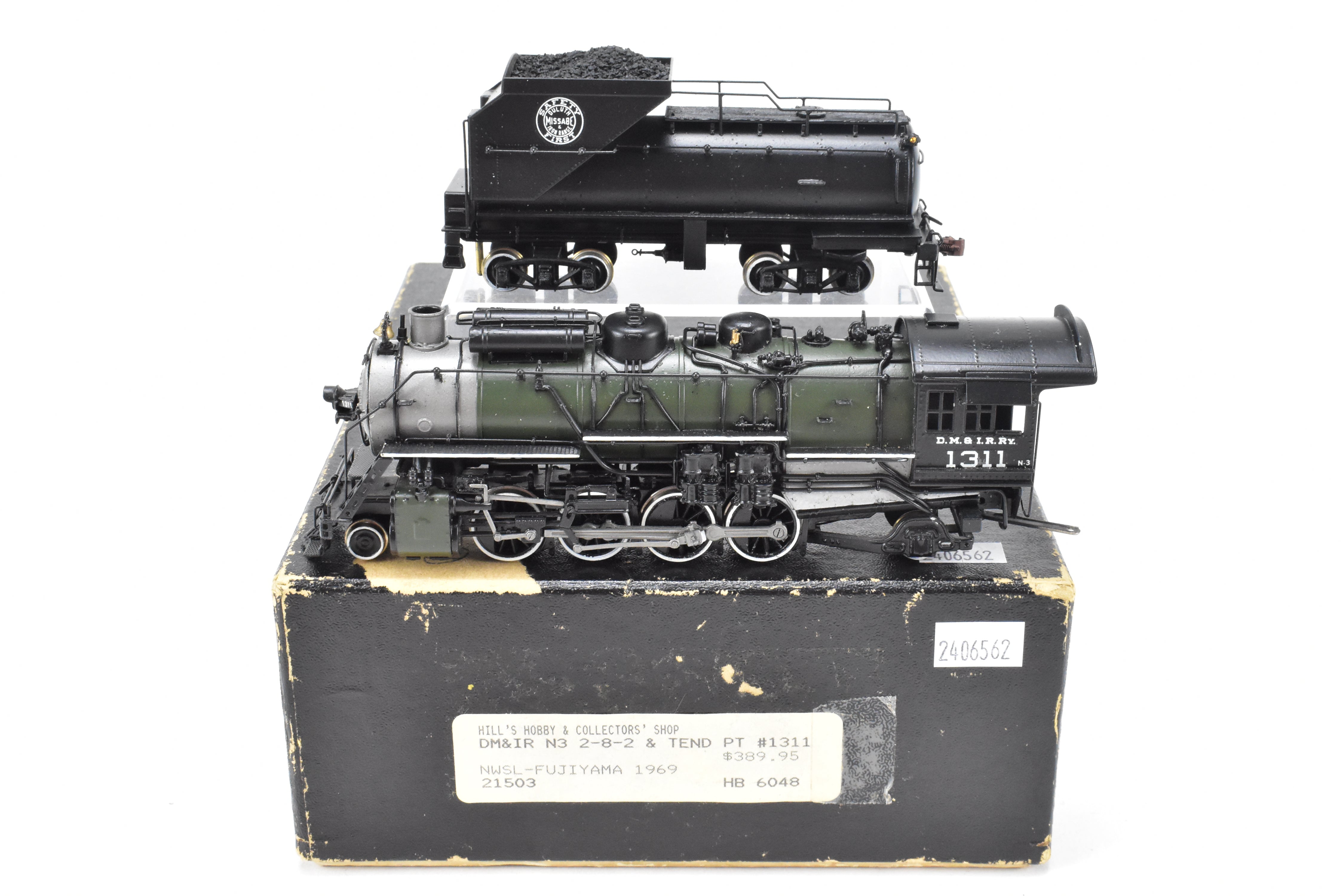 HO Brass NWSL DM&IR N-3 2-8-2 Class Model #1311 with Good Paint