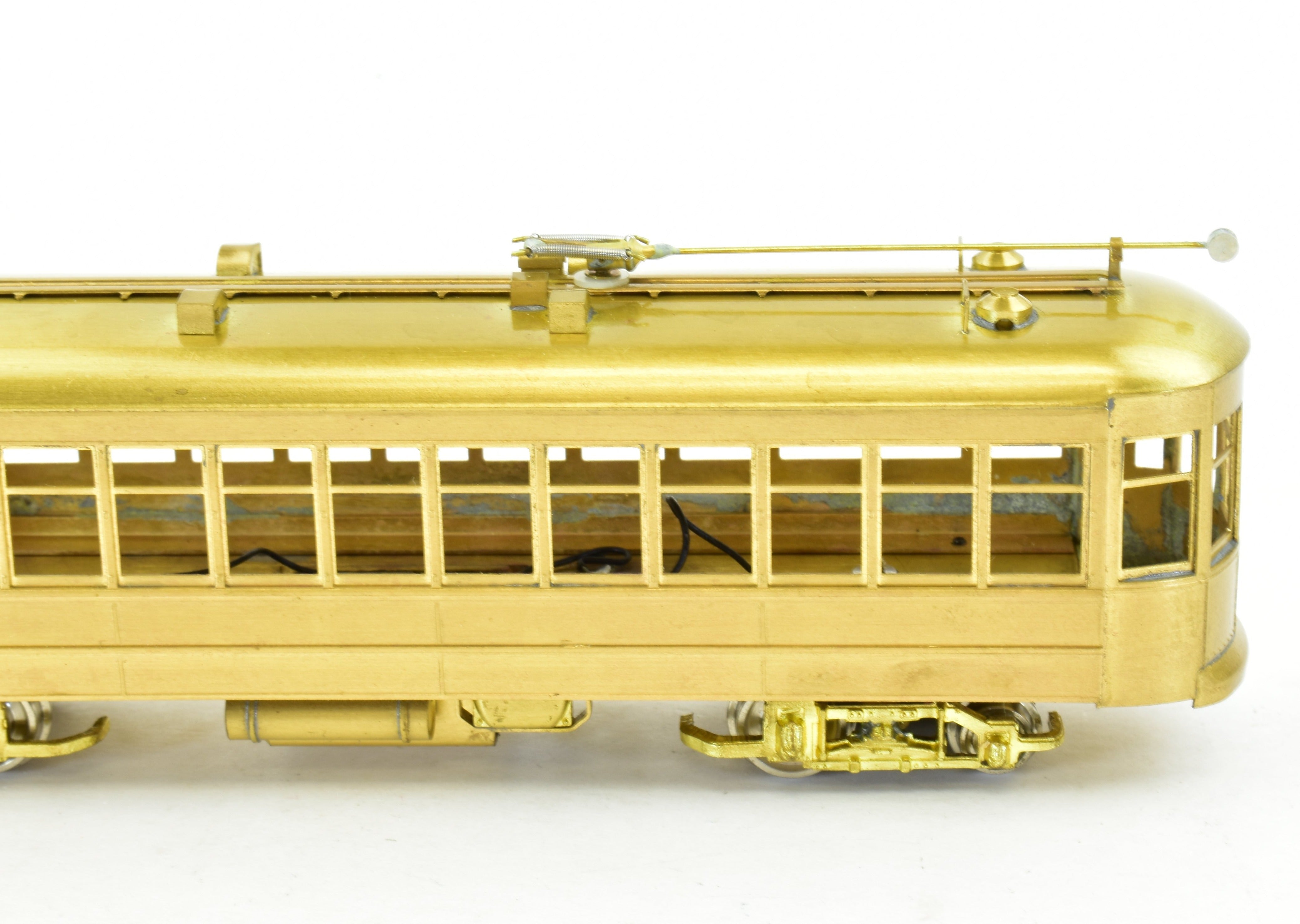 HO Scale Brass Model Train - MTS Imports CSL Chicago Surface Lines 5703 - 5827 Nearside Car for Model Railroading Enthusiasts