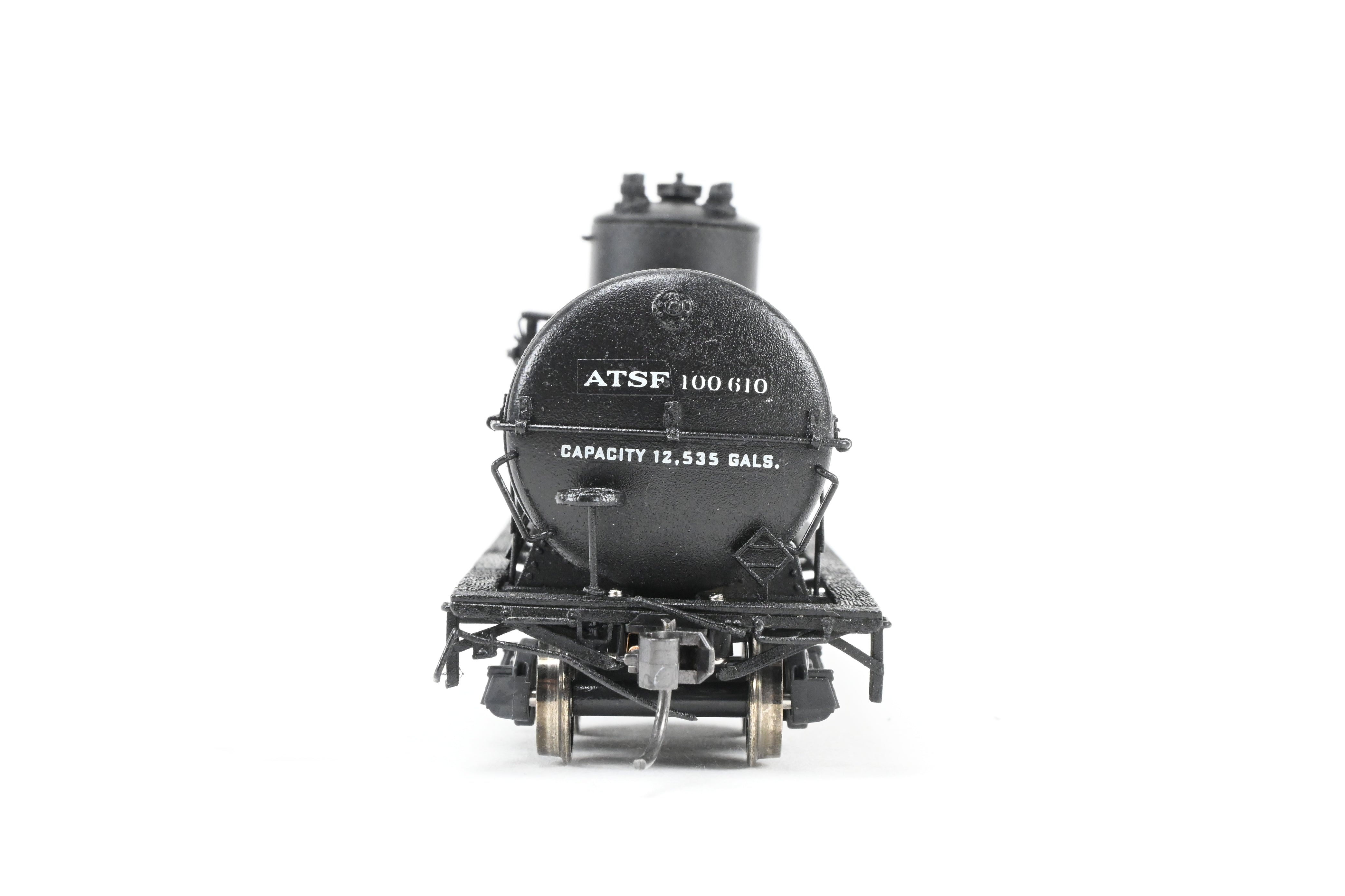 Custom Painted HO Brass ATSF - Santa Fe Tk - K Tank Car #100610 by Pecos River