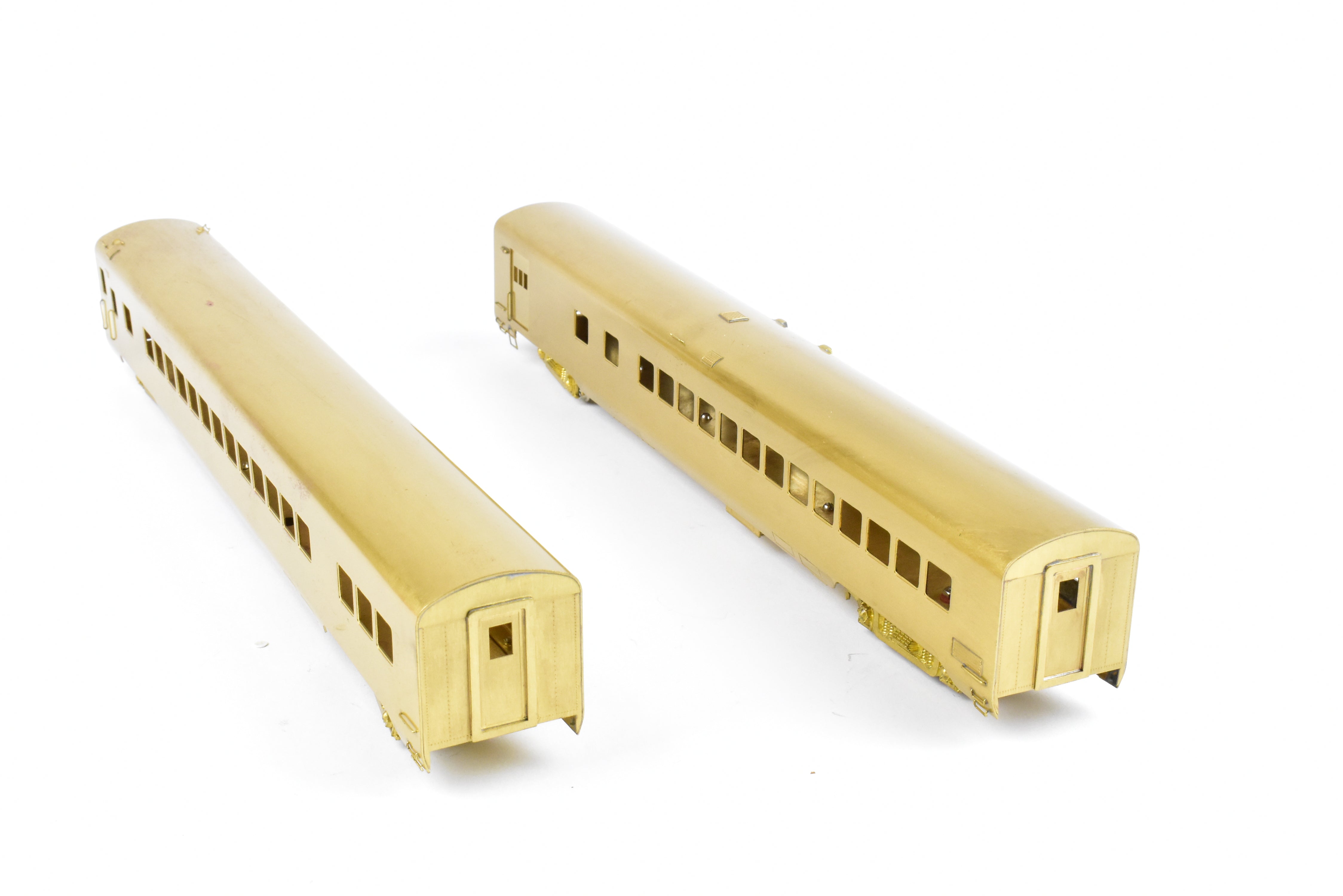 HO Brass NPP Nickel Plate 2-Car Baggage & Parlor Set - C&NW Chicago & Northwestern