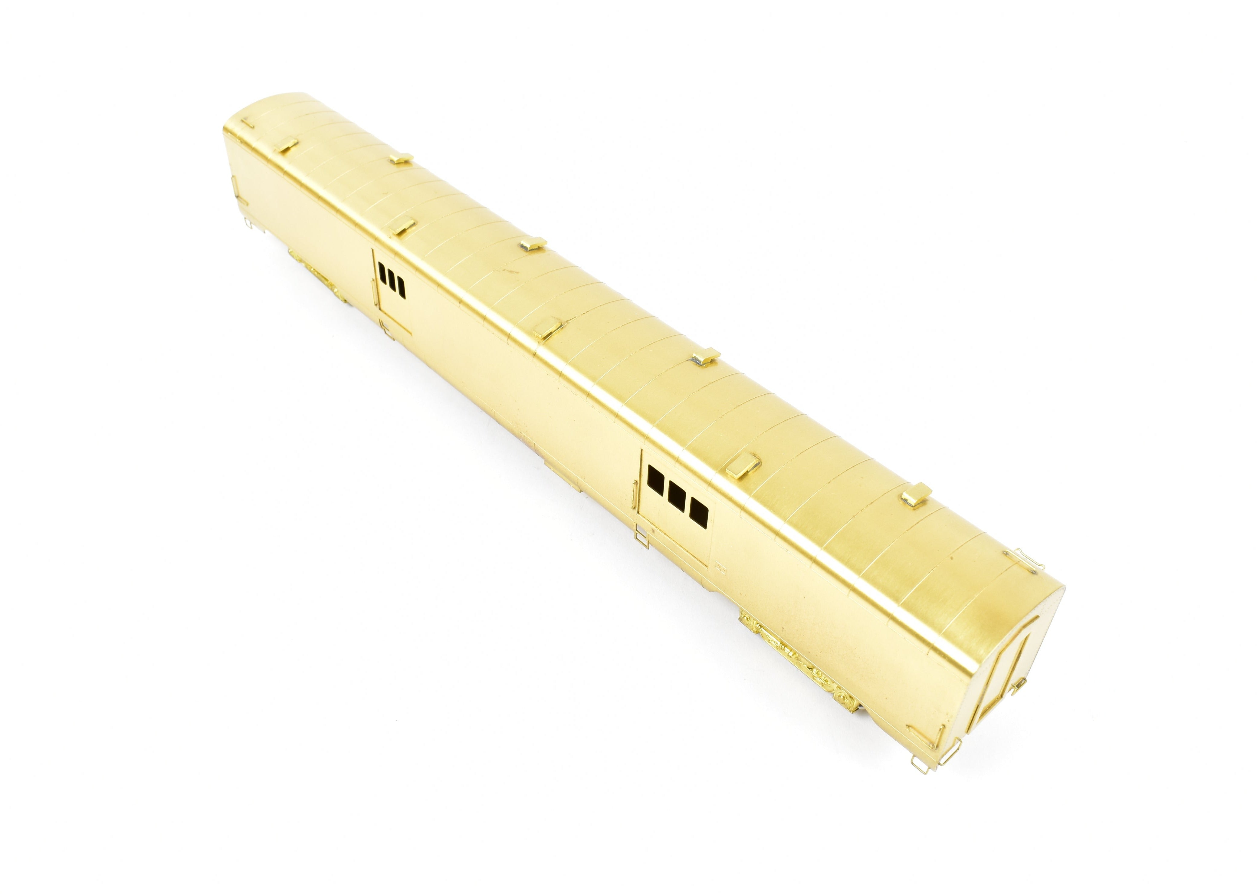 HO Scale Brass Oriental Limited Model of Northern Pacific North Coast Limited #400 Water Baggage Car with Skirts for Train Enthusiasts