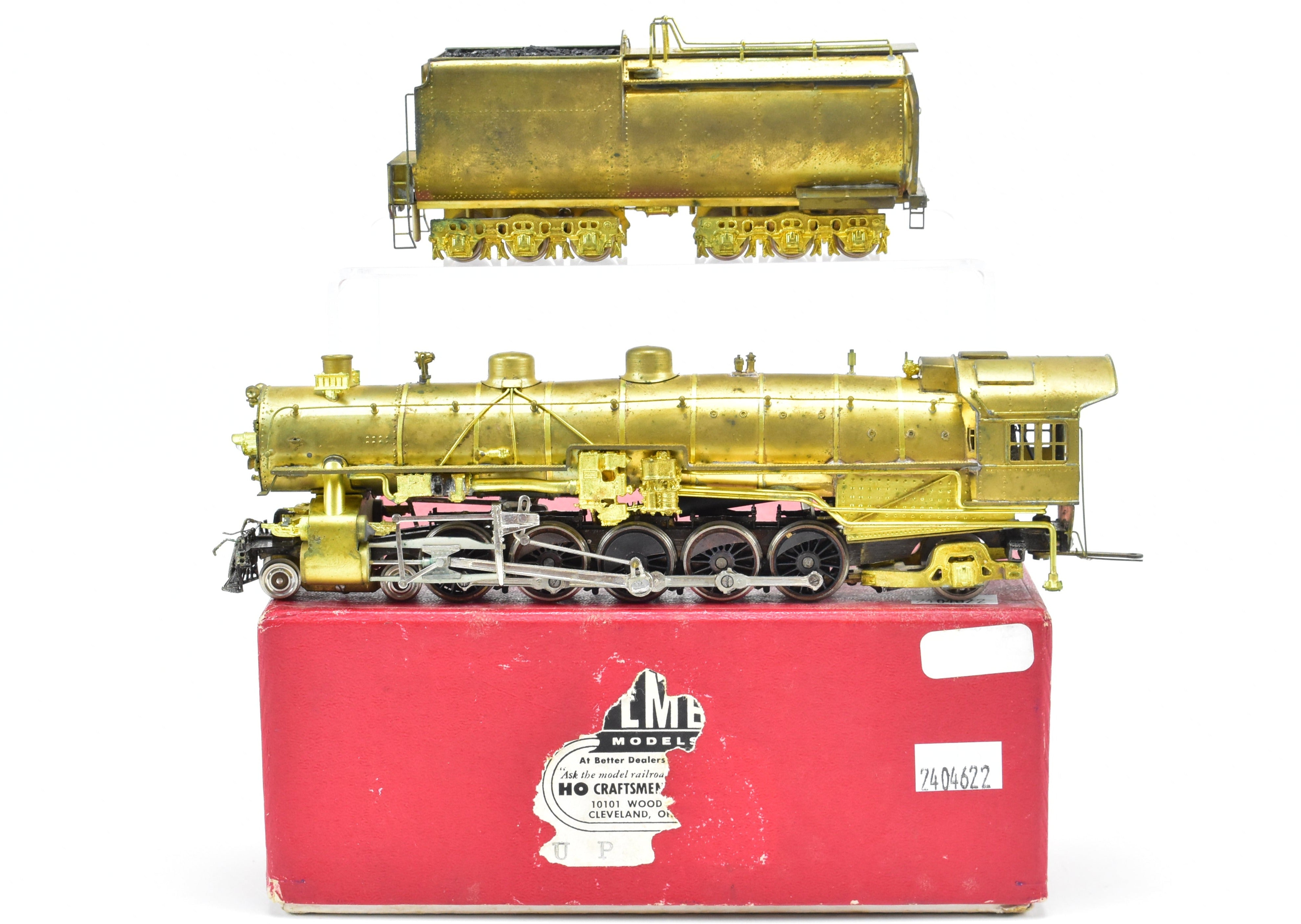 HO Scale Brass Union Pacific 4-10-2 Model by LMB from Late 1960s