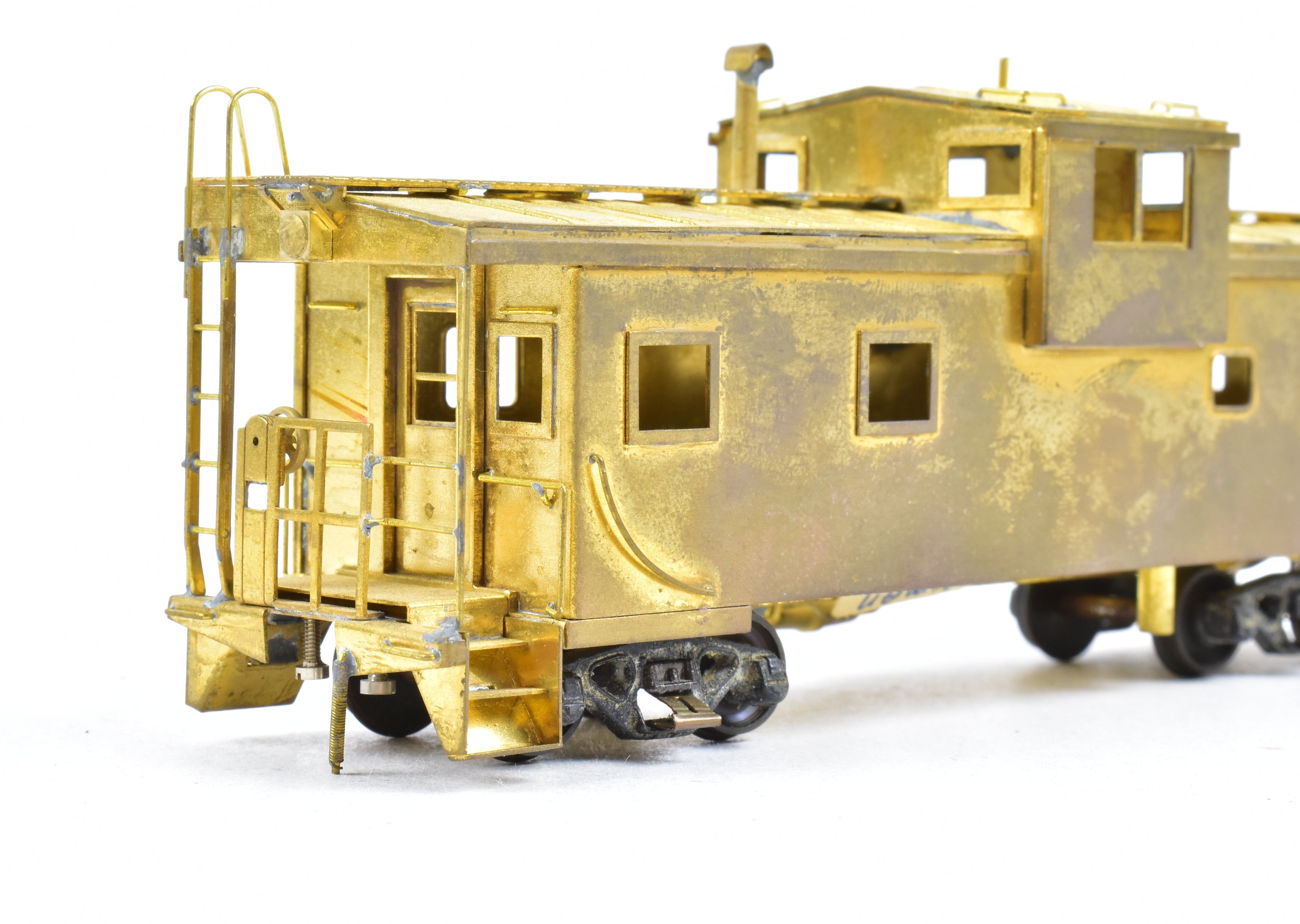 HO Scale Brass Model Railroad Wide Vision Caboose by LMB Models Inc. for Various Roads, International Design