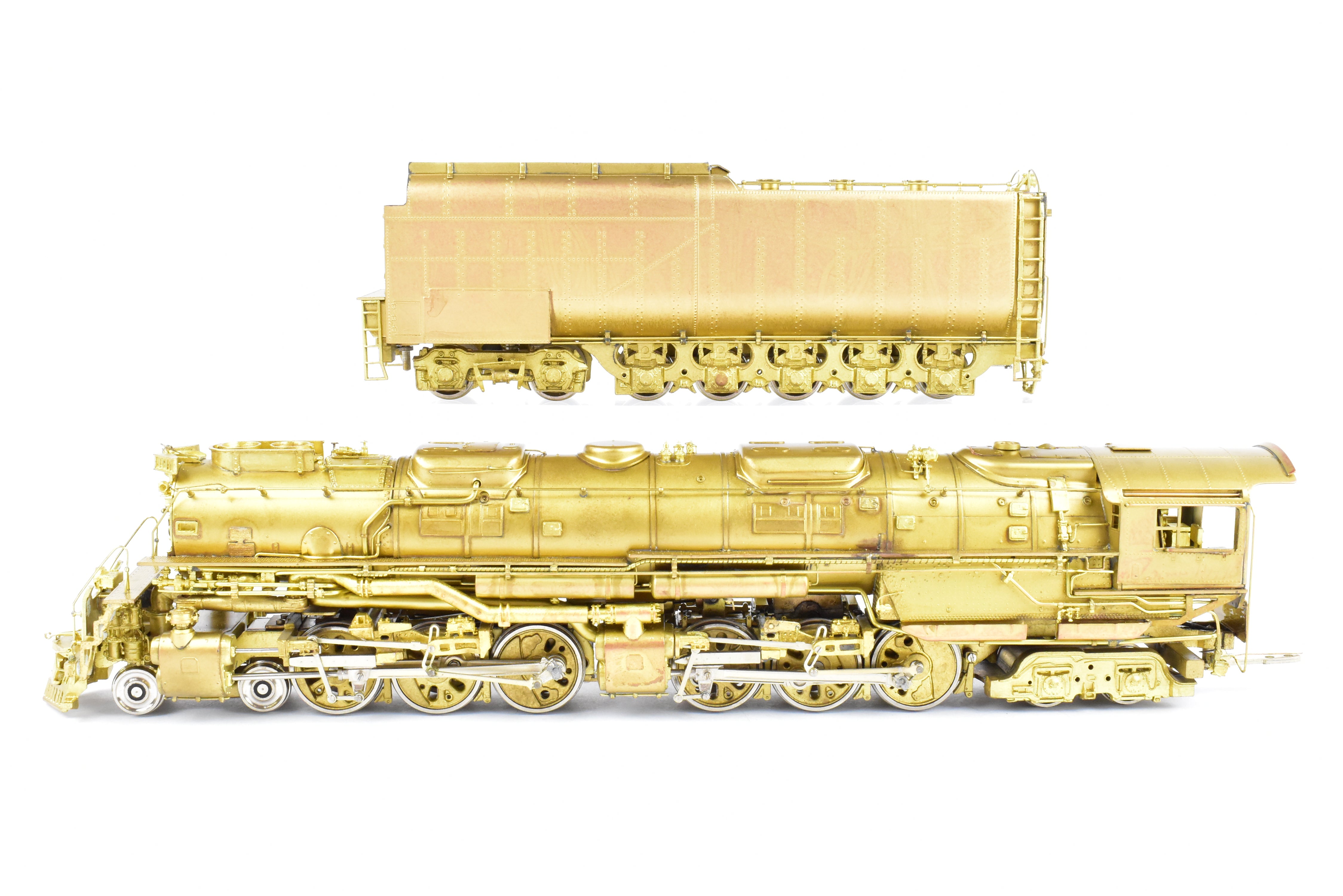 HO Scale Brass Key Imports Union Pacific 4-6-6-4 3985 Challenger Steam Locomotive Coal Tender Version Classic Model Series