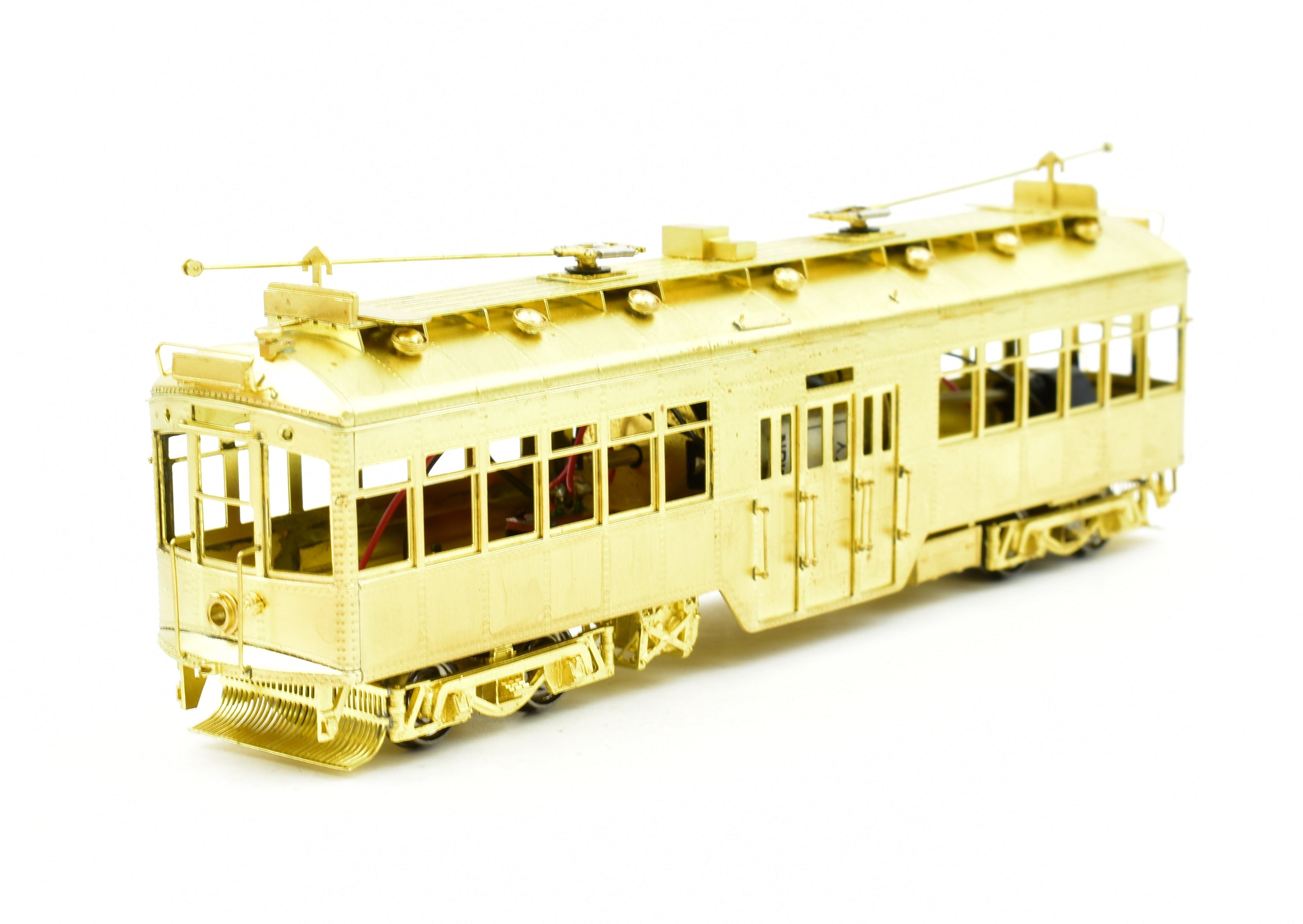 HO Scale Brass Model Train - MTS Imports PE - Pacific Electric #170 - 179 Series Center Entrance Passenger Car