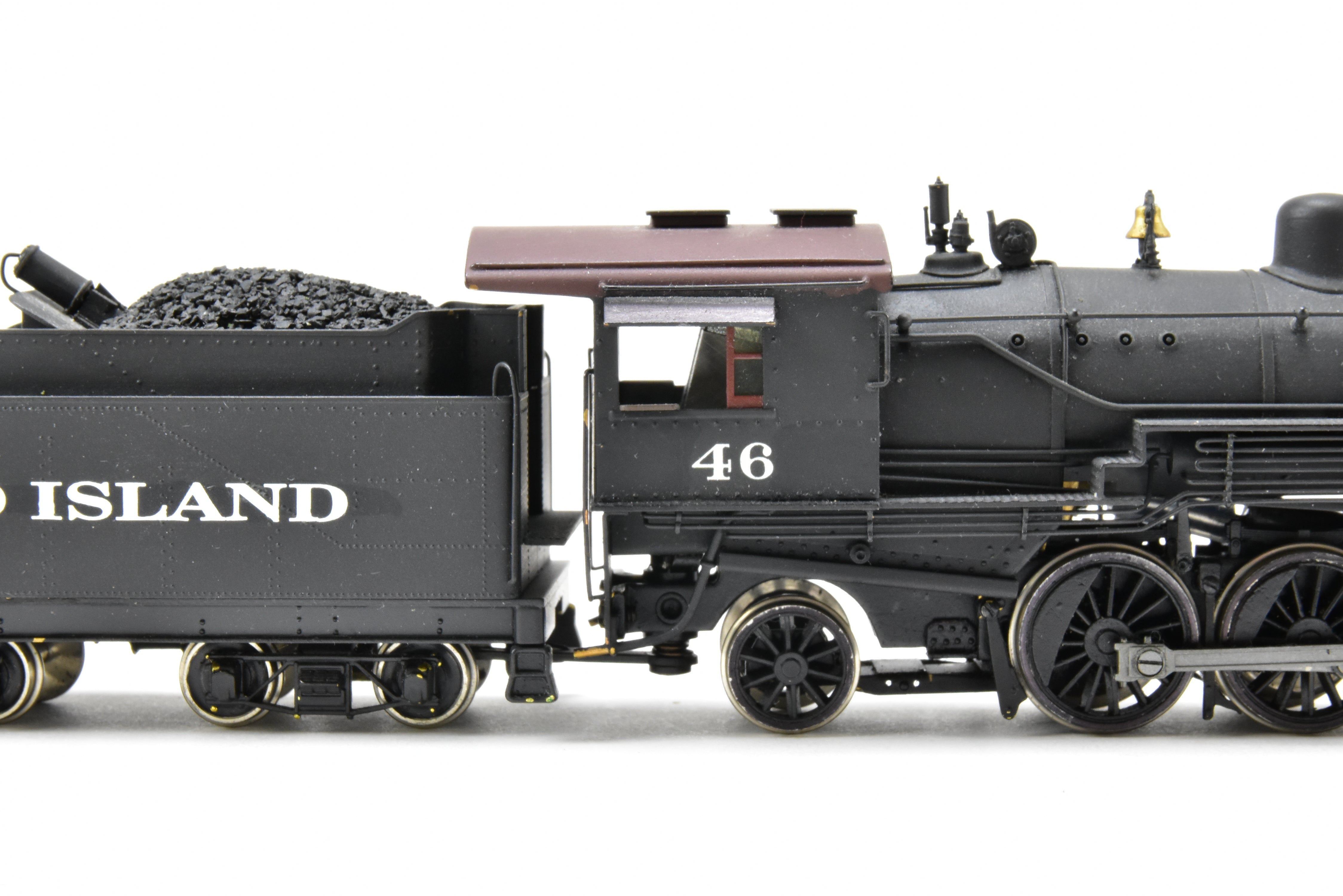 HO Scale Brass PFM - Fujiyama Northern Pacific 2-6-2 Class T-1 Prairie Model Train with Custom 'Red Island 46' Painting