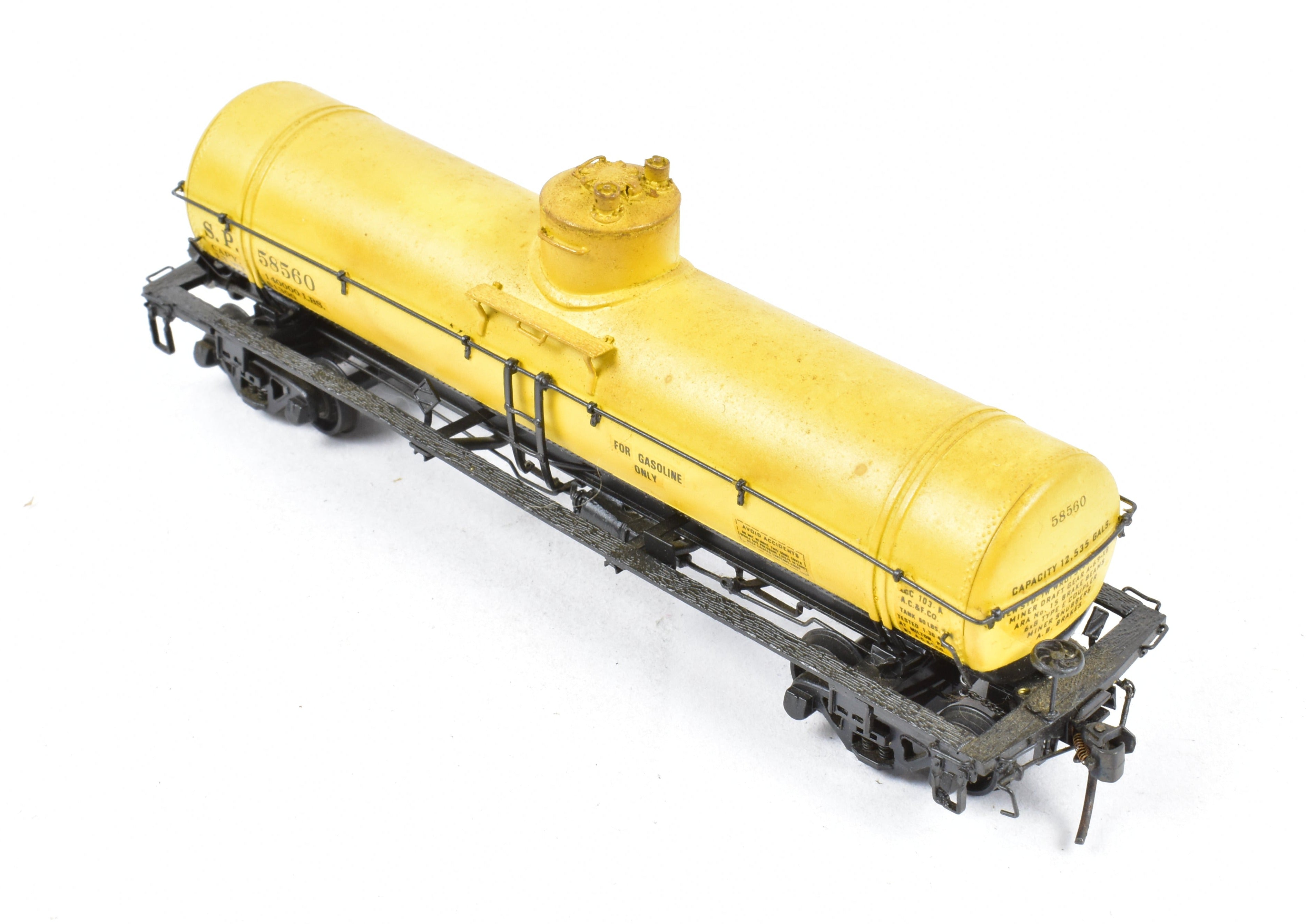 Custom Painted HO Brass Southern Pacific O - 50 - 12 Tank Car by Pecos River