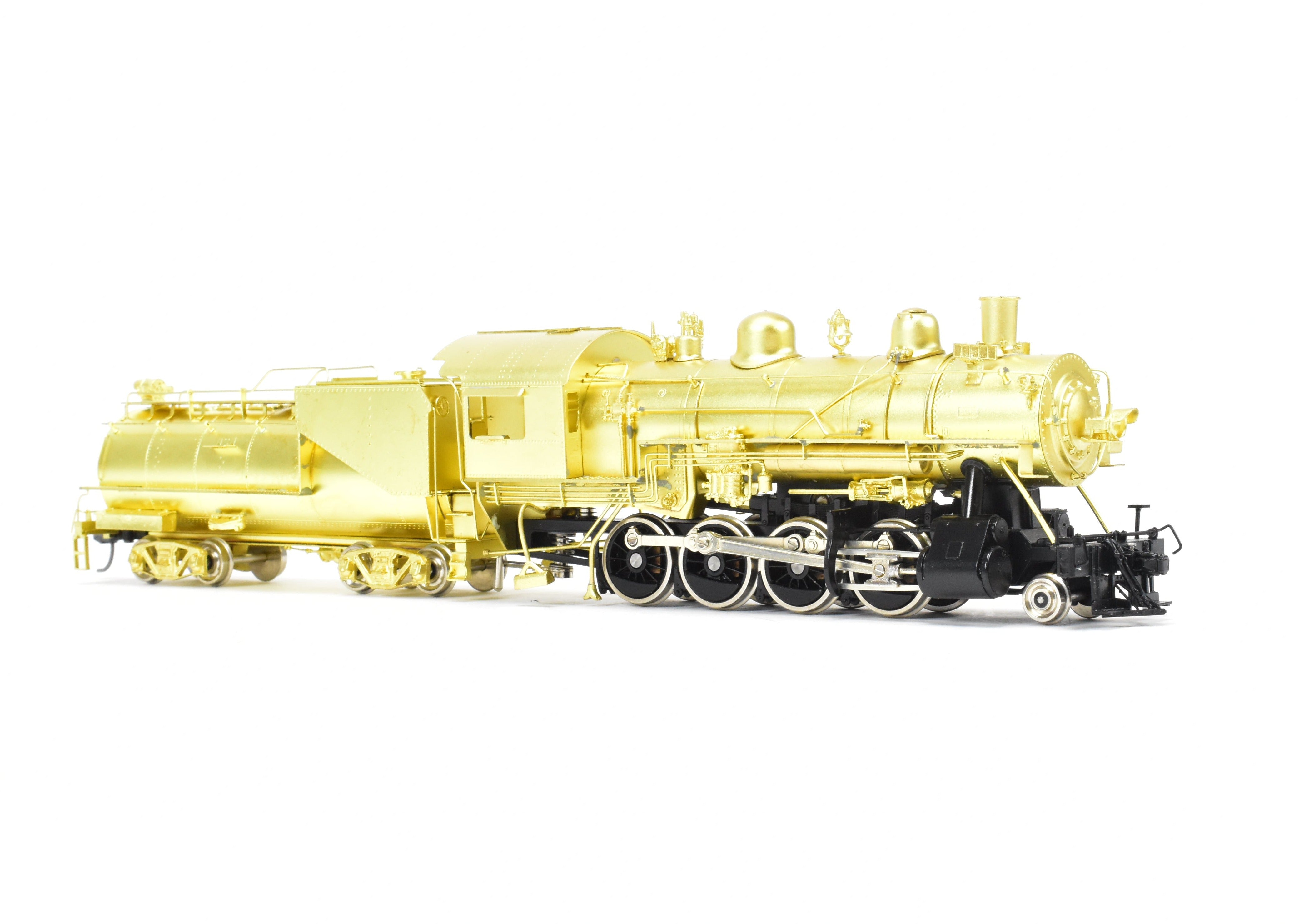 High - Quality HO Scale Brass Model Train - Southern Pacific C - 10 2 - 8 - 0 Prestige Series from Sunset Models with 2 Pumps and Feedwater Heater