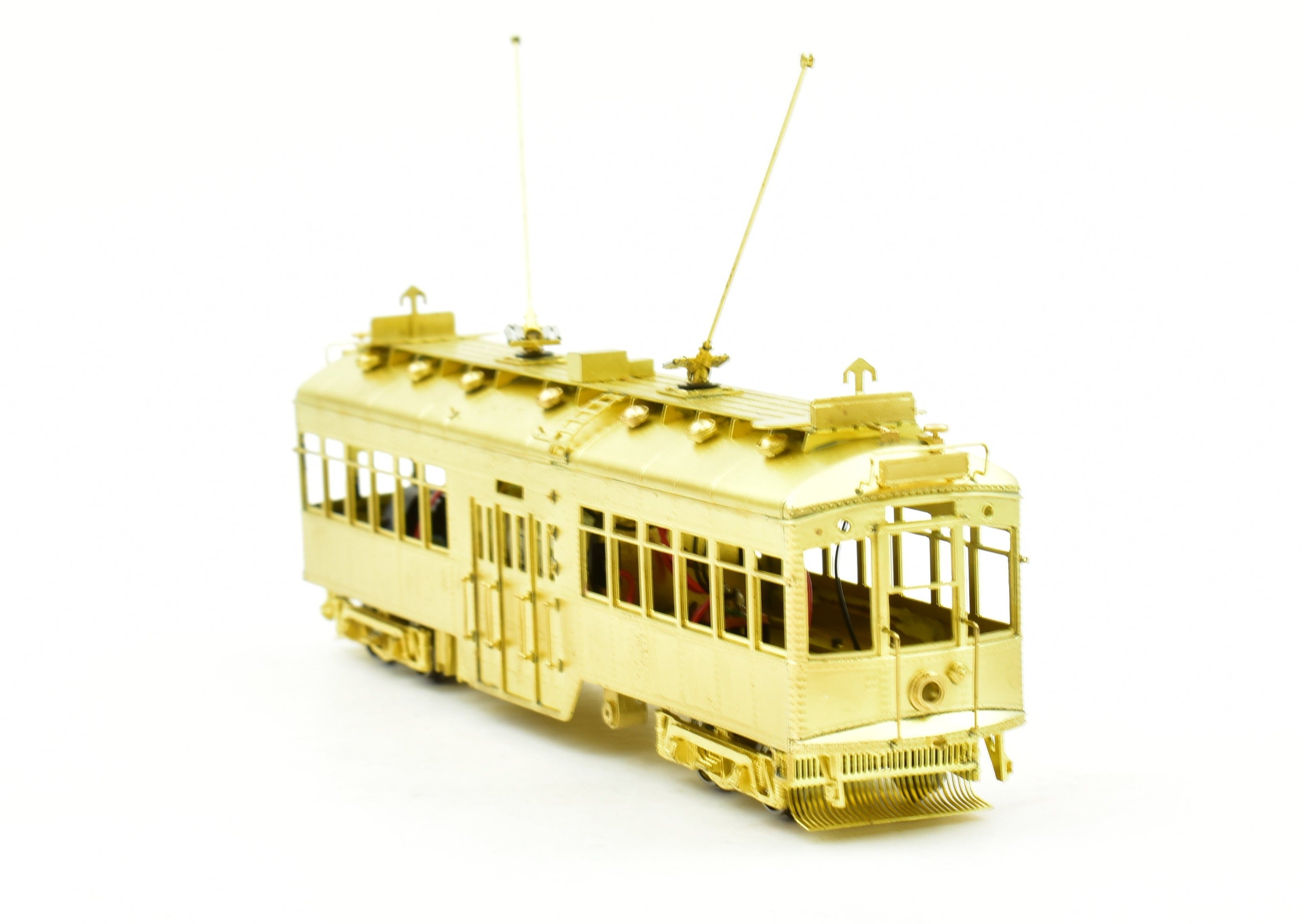 HO Scale Brass Model Train - MTS Imports PE - Pacific Electric #170 - 179 Series Center Entrance Passenger Car