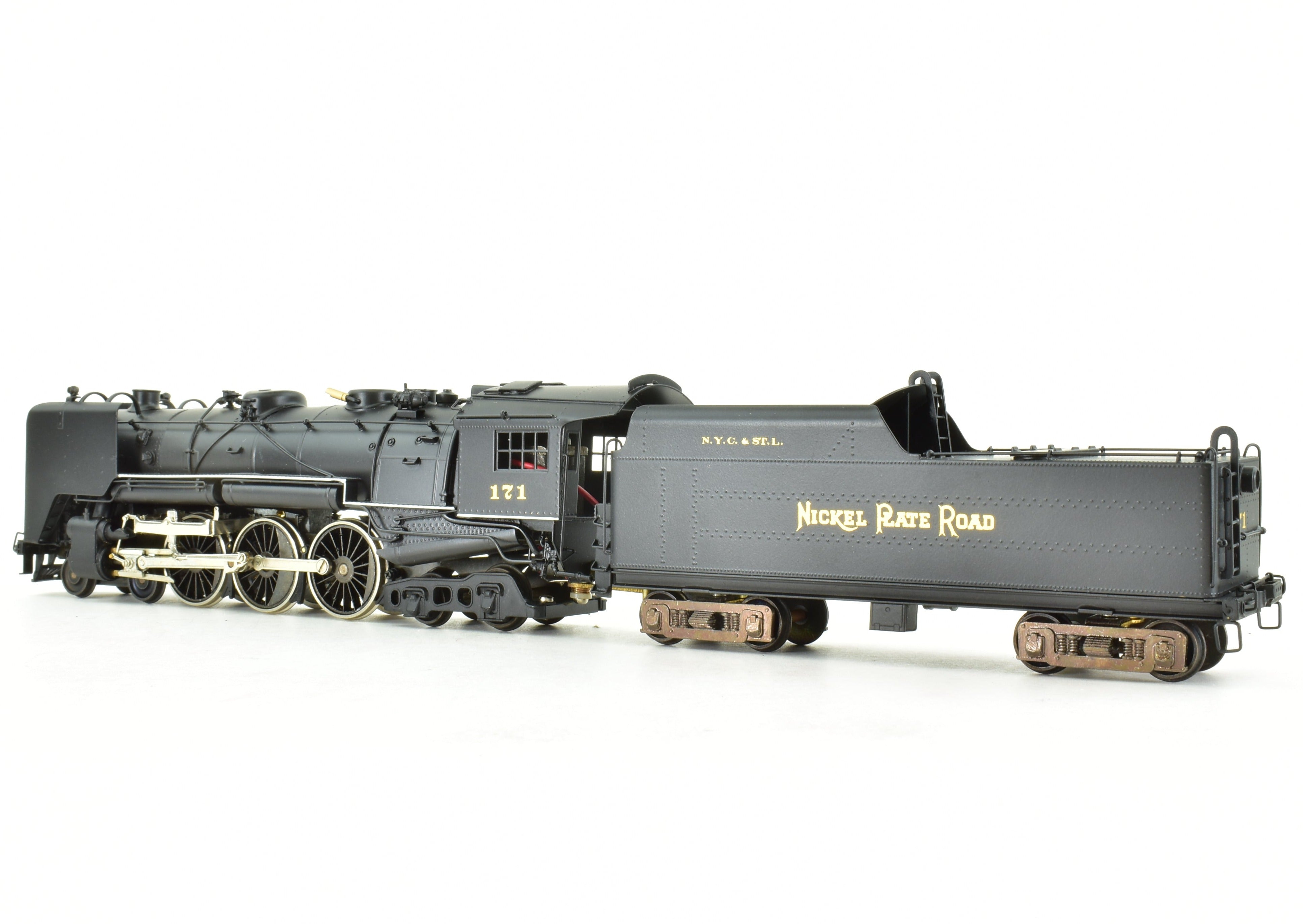 HO Scale Brass NPP Nickel - Plated NKP Class L - 1a 4 - 6 - 4 Pro - Painted Smoke Lifters Model