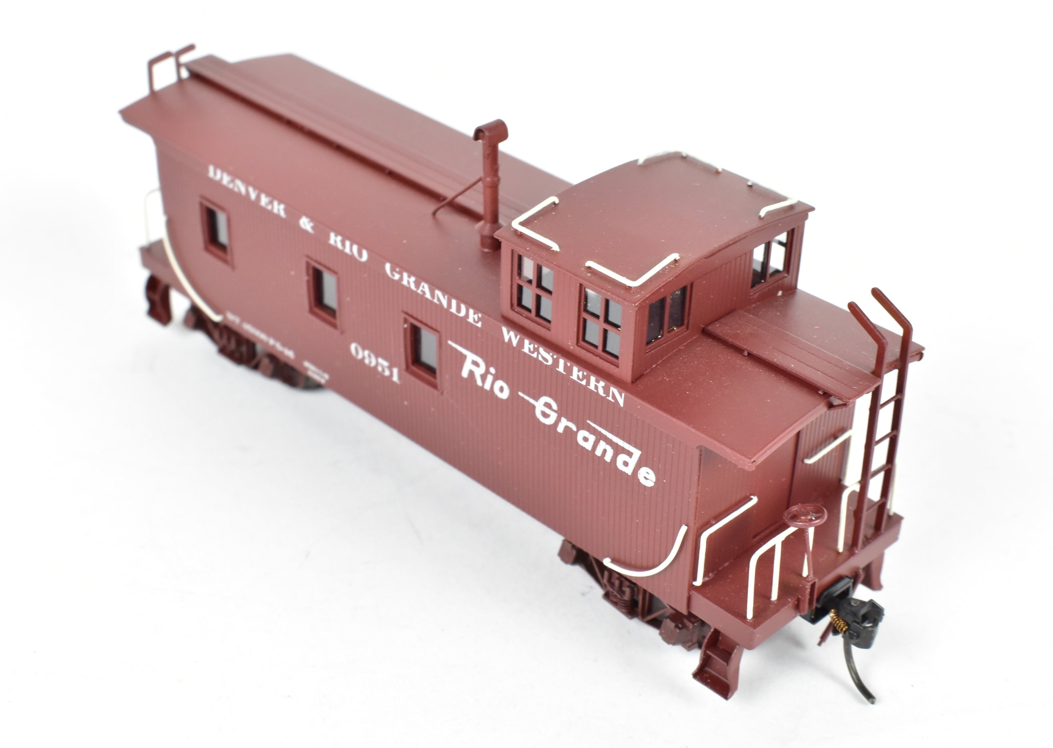 HO Scale Brass Pacific Fast Mail D&RGW Wood Caboose No. 0951 CP