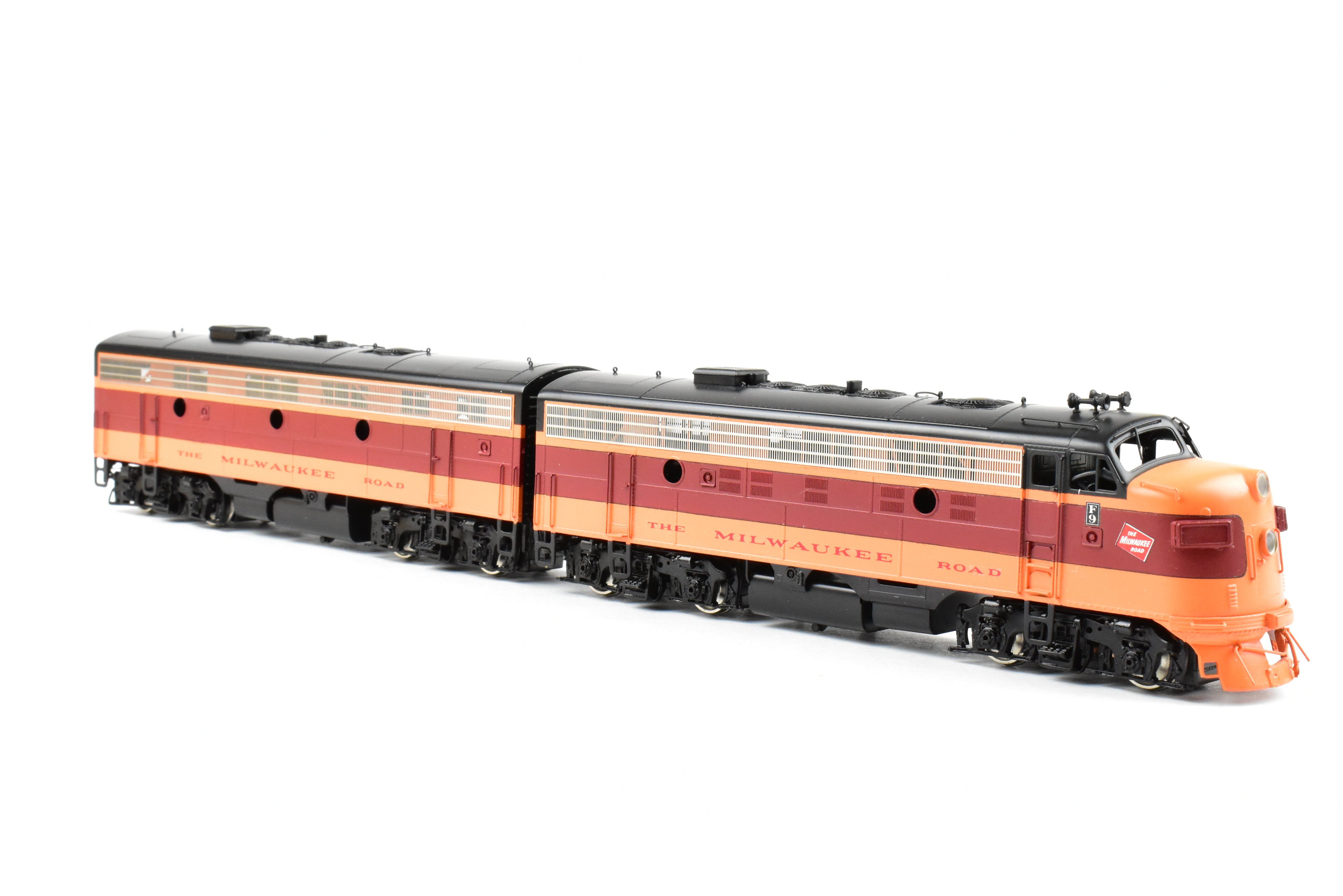 HO Scale Brass Milwaukee Road EMD F9A/F9B Lettered But Un - numbered Models