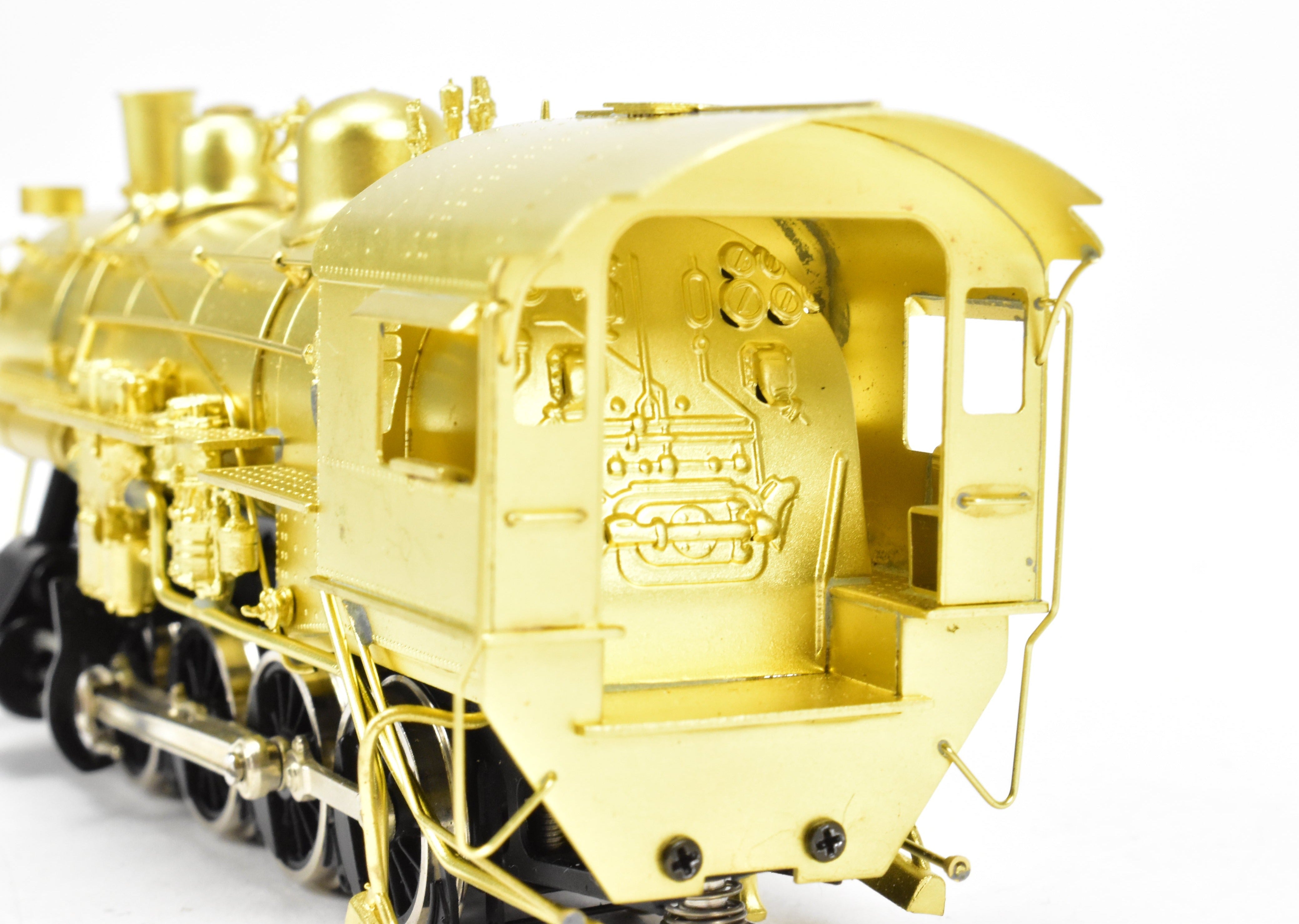 High - Quality HO Scale Brass Model Train - Southern Pacific C - 10 2 - 8 - 0 Prestige Series from Sunset Models with 2 Pumps and Feedwater Heater