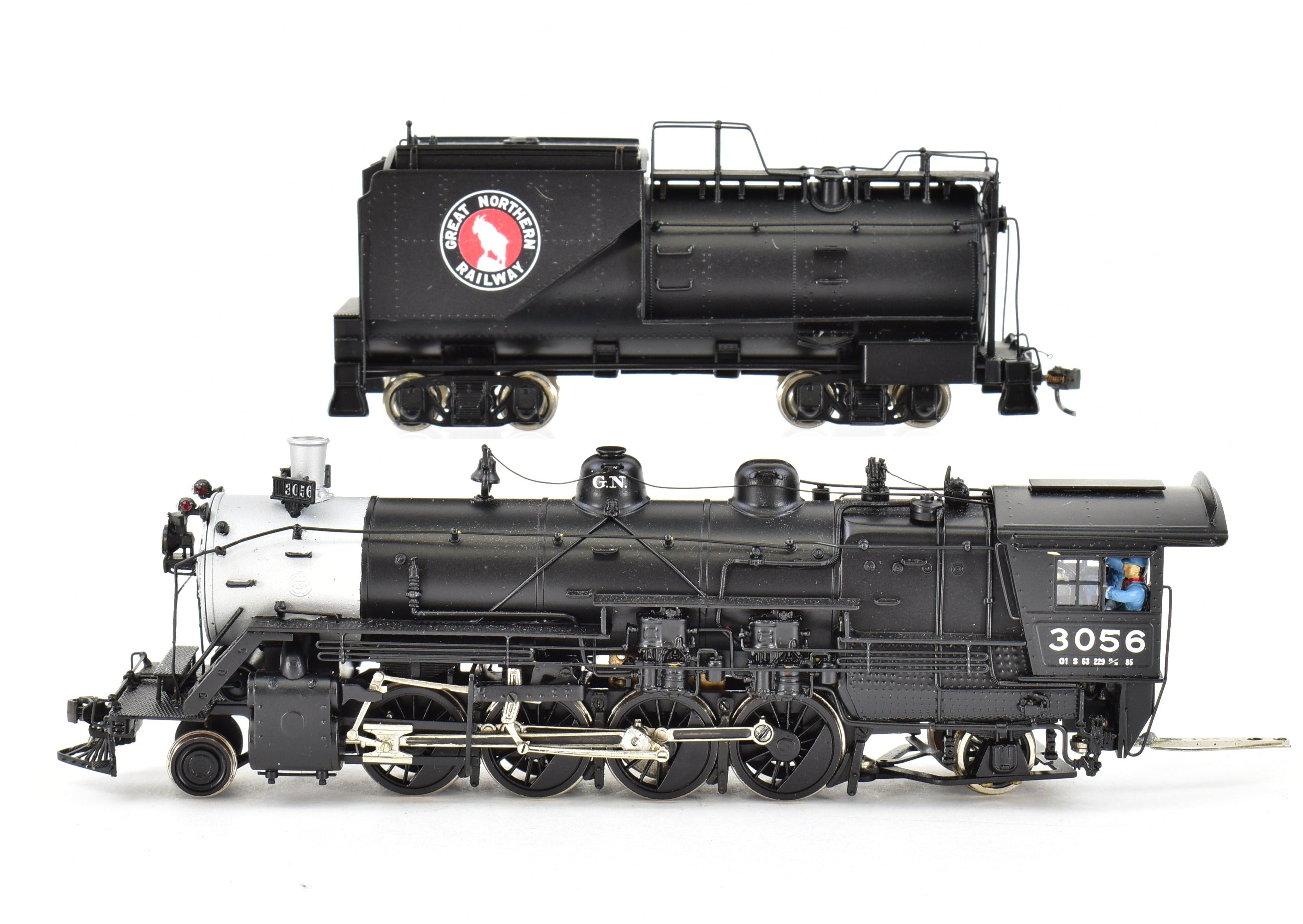 HO Scale Brass Great Northern 2-8-2 Class O-1 Pro-Painted Sunset Model