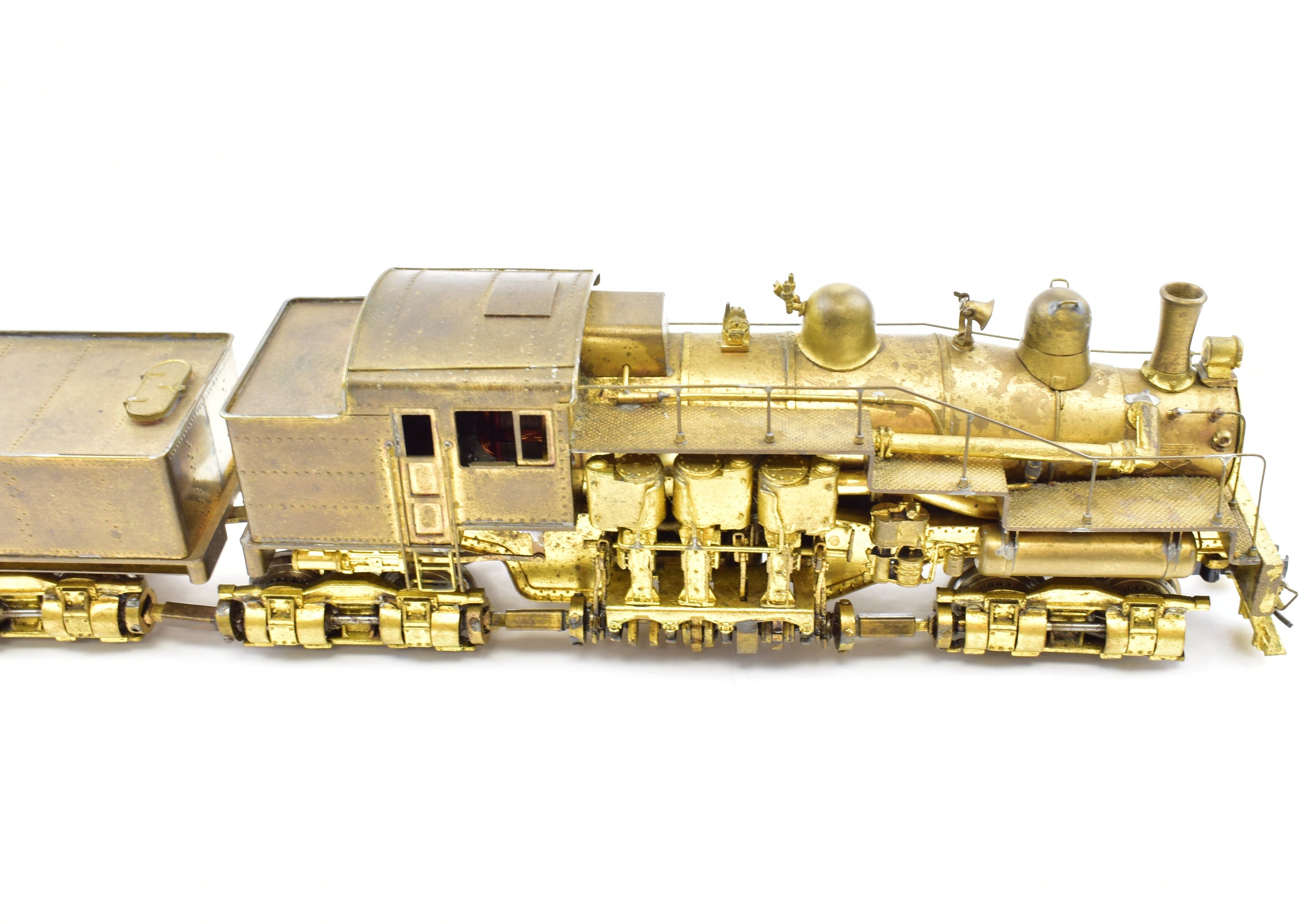 HO Scale Brass Max Gray Western Maryland 3 - Truck Shay Model in Gray